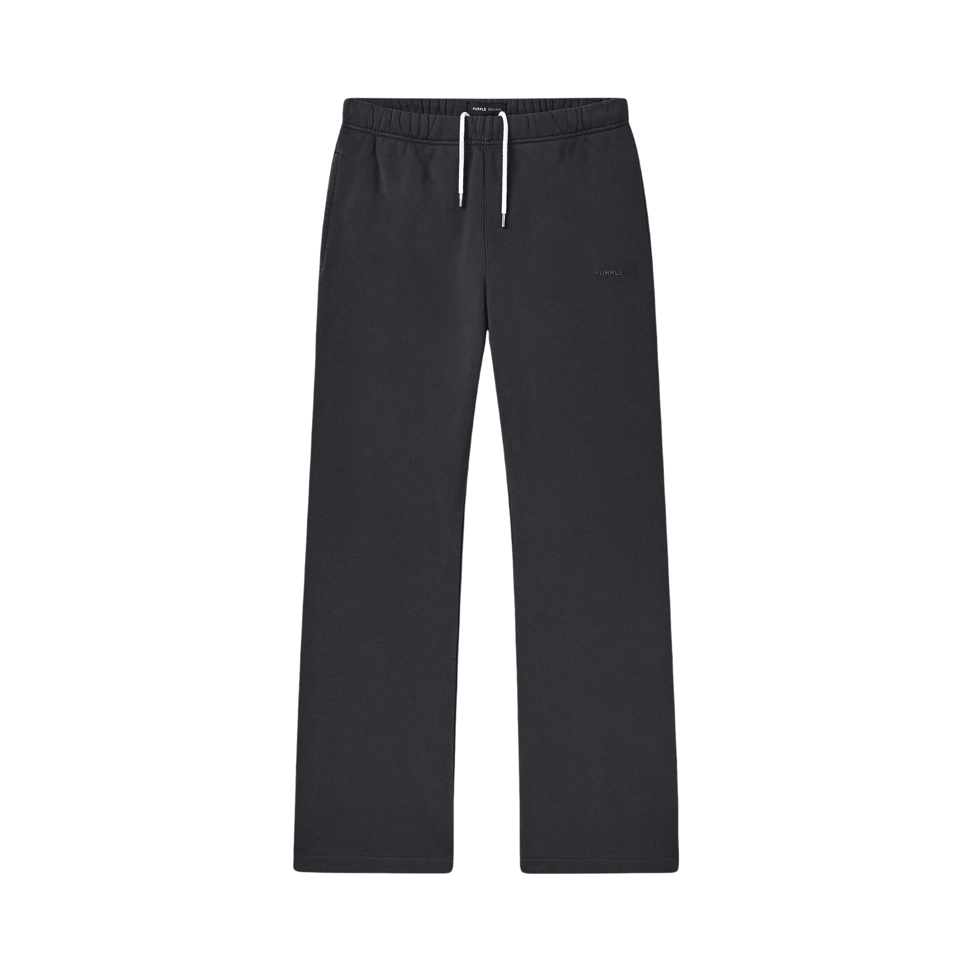 PURPLE BRAND Fleece Flared Pant 'Black'
