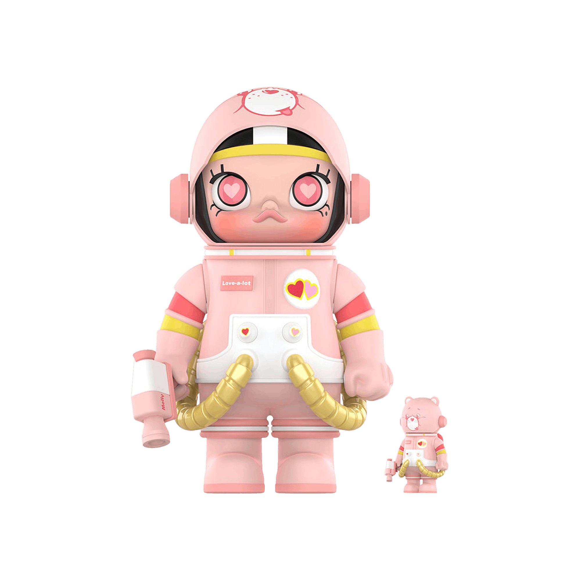 Pop Mart Mega Space Molly x Care Bears 100% & 400% Set 'Care-A-Lot Bear'