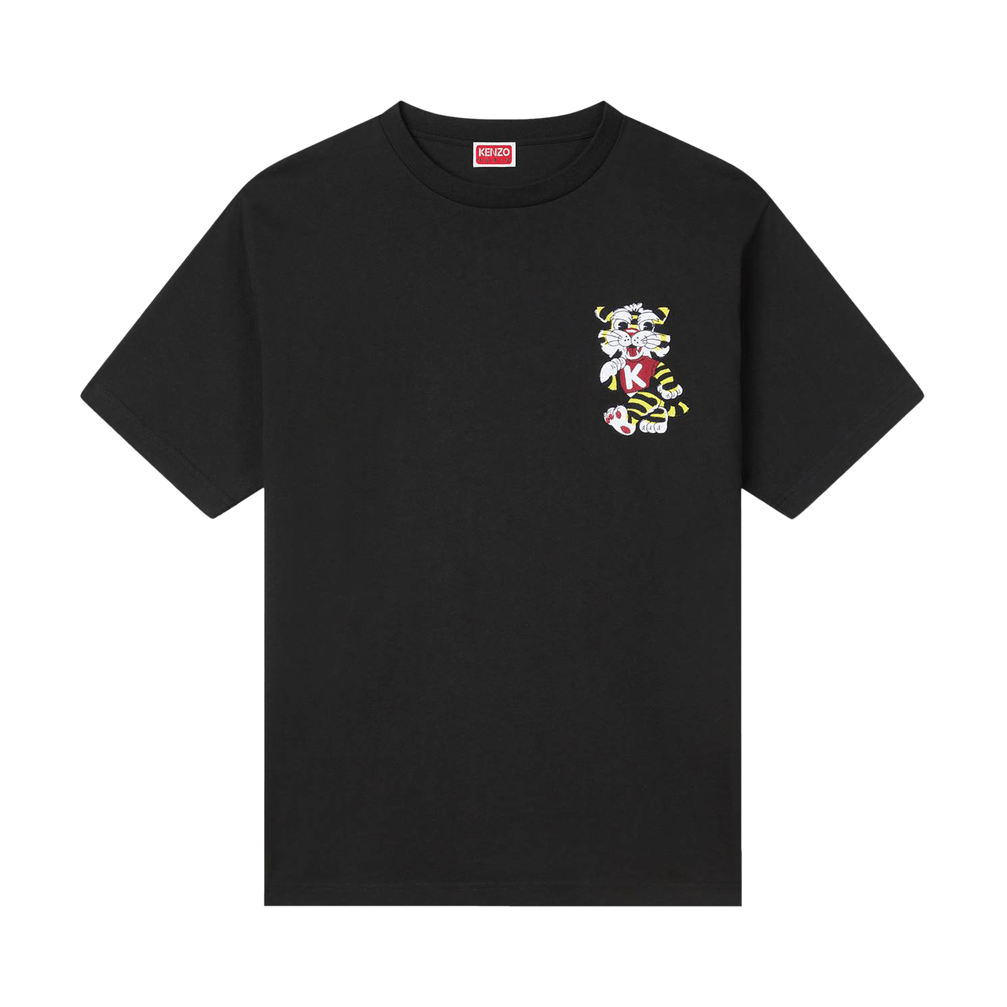 Kenzo Gots Wild Tiger Embroidered Oversize T-Shirt 'Black'
