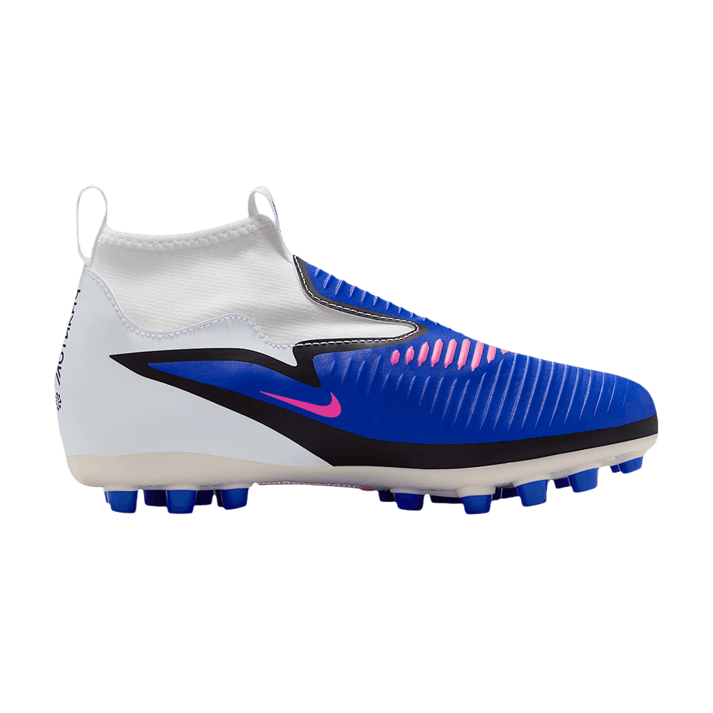 Nike Jr. Phantom 6 High Academy MG GS 'Racer Blue'