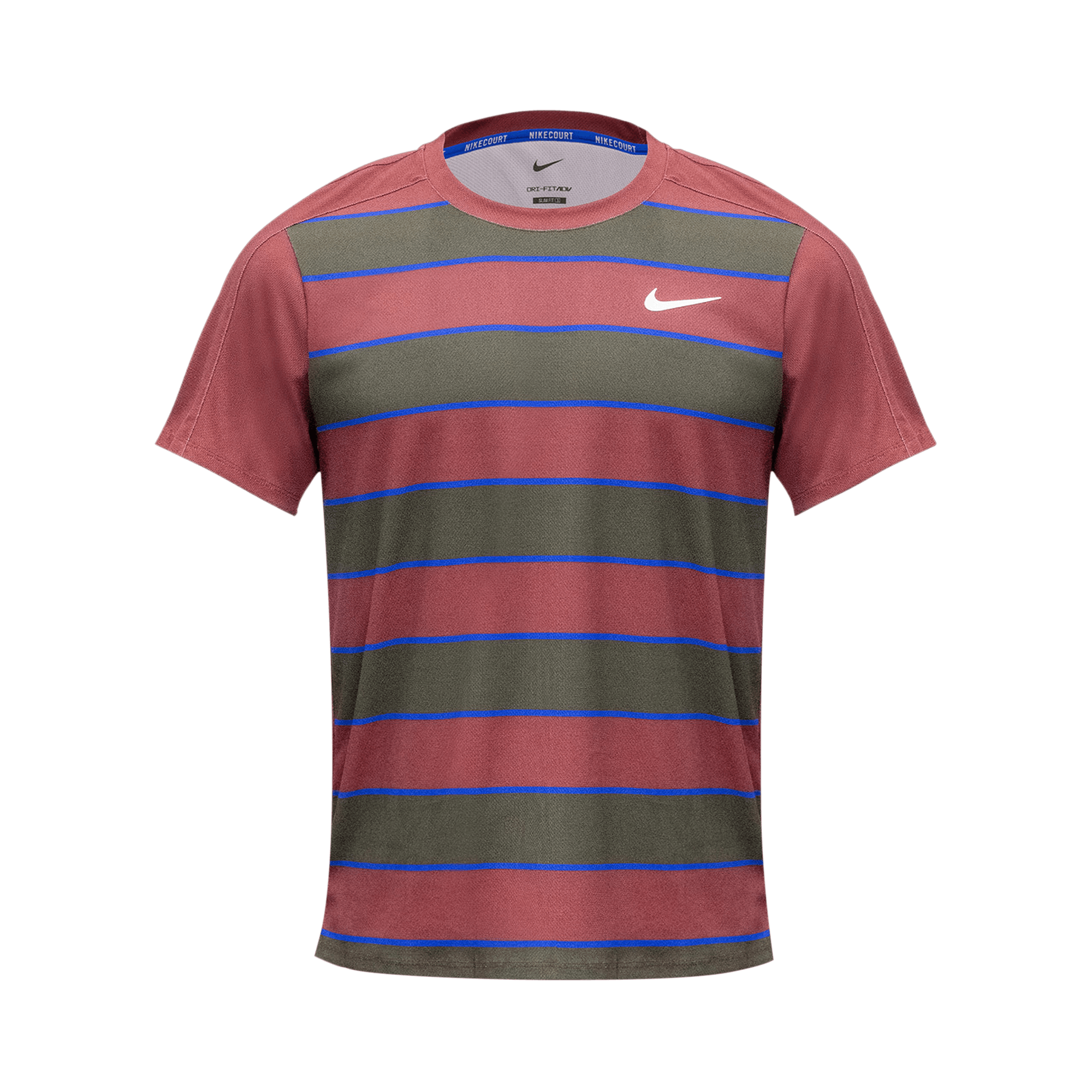 Nike Court Slam Dri-FIT ADV Tennis Top 'Dark Team Red/White'