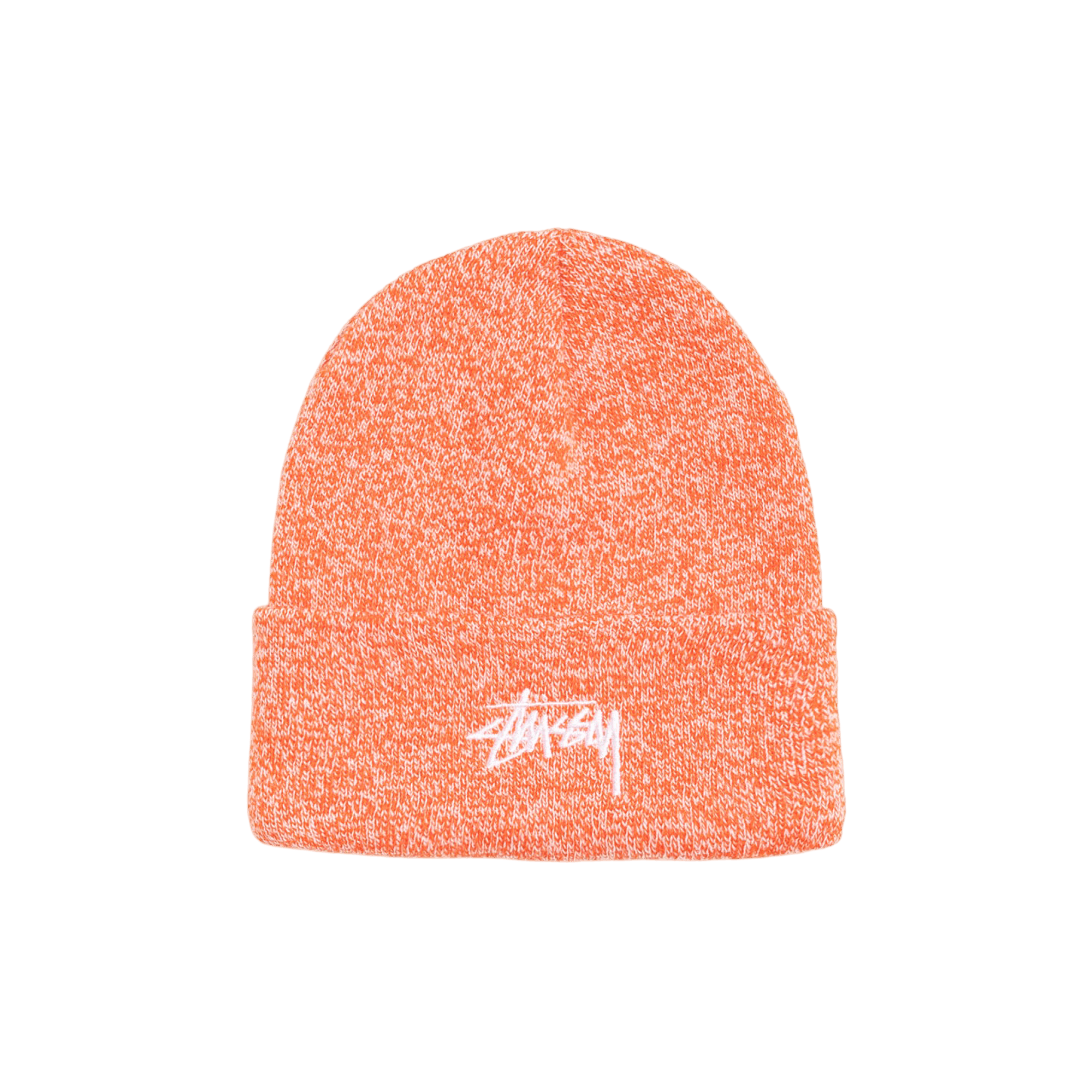 Stussy Cuff Beanie Stock 'Marled Orange'
