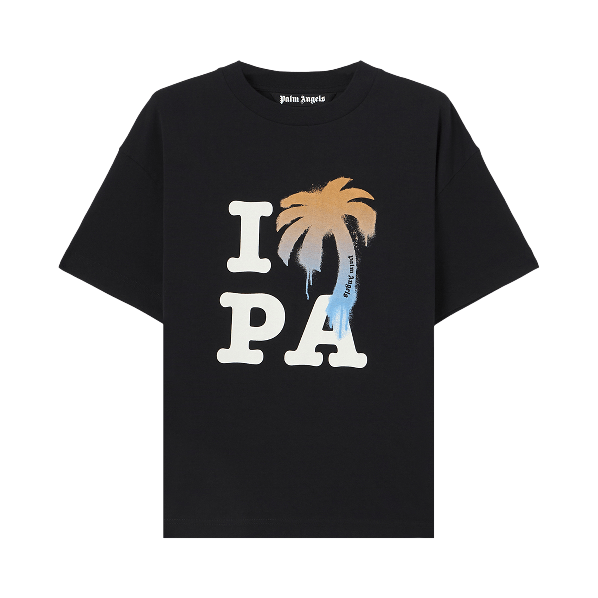 Palm Angels I Love Pa Regular Tee 'Black/White'