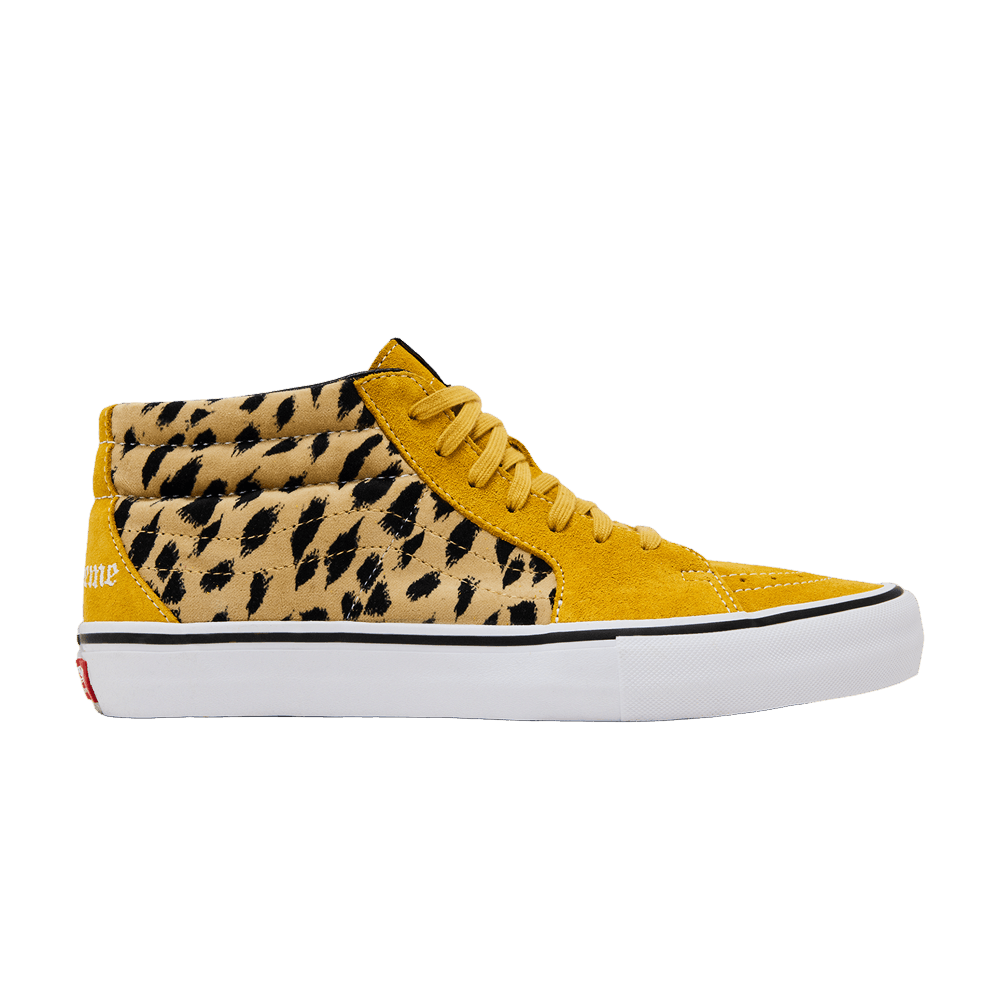 Supreme x Vans Sk8-Mid Pro 'Cheetah Velvet'
