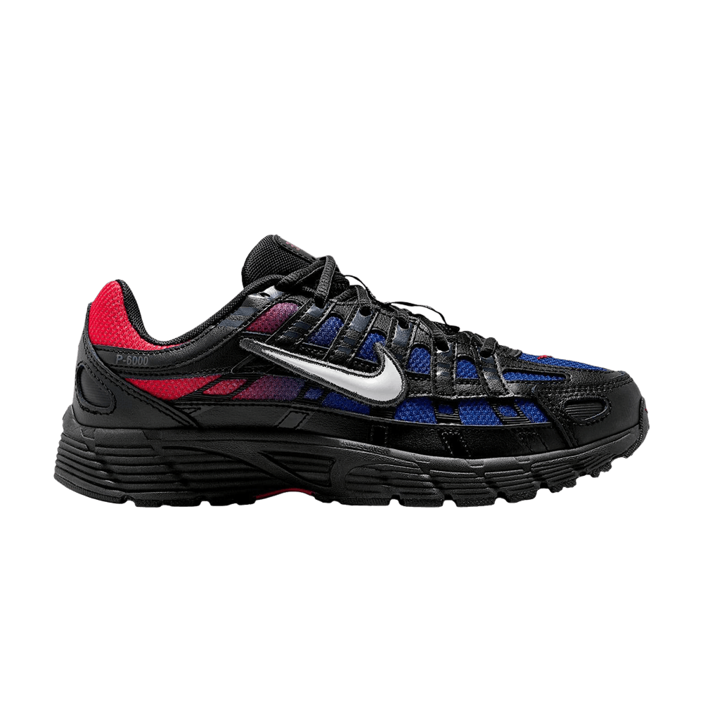 Nike P-6000 GS 'Black Bright Crimson'