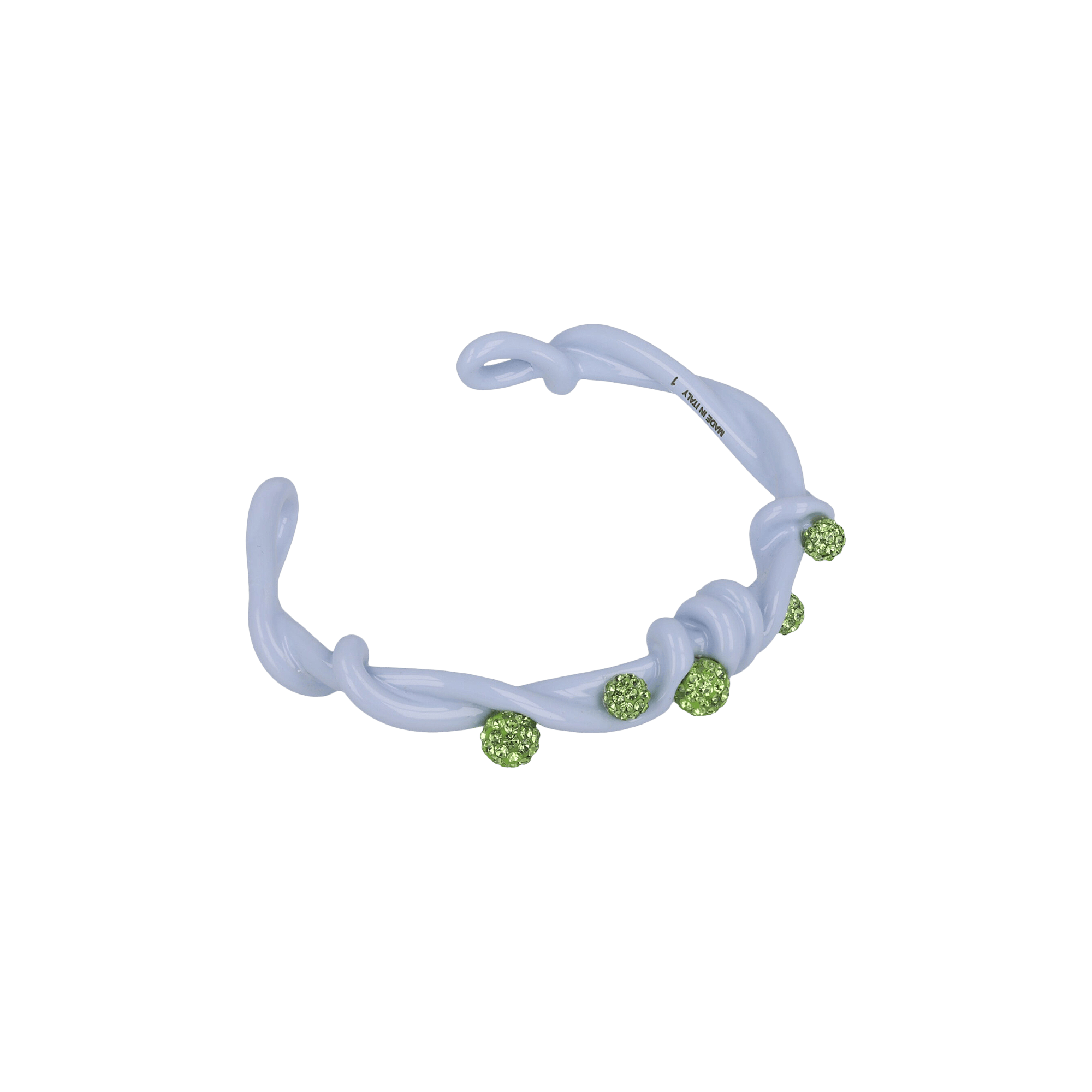 Givenchy Twisted Crystal Embellished Bracelet 'Baby Blue'