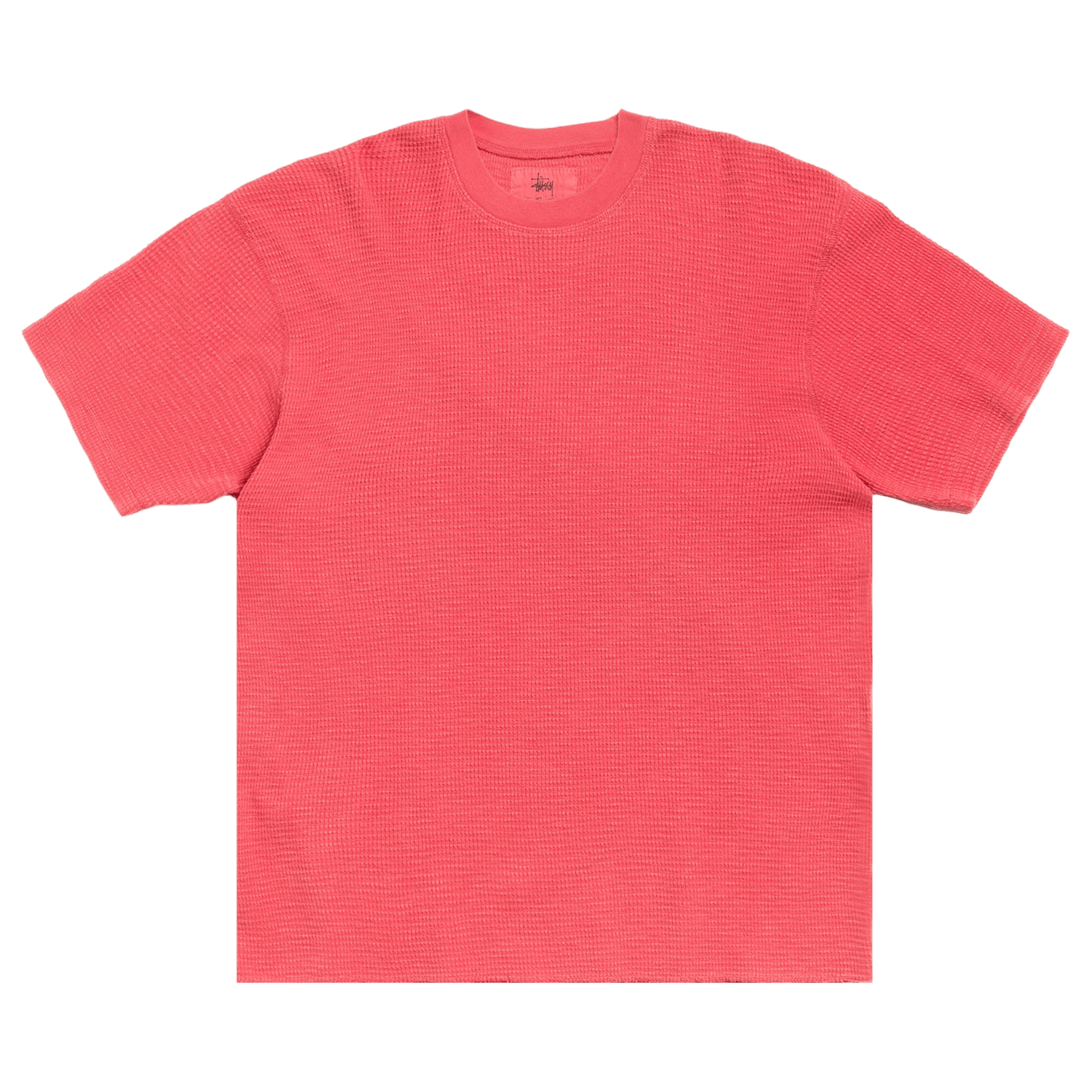 Stussy Pigment Dyed Short-Sleeve Thermal 'Washed Red'