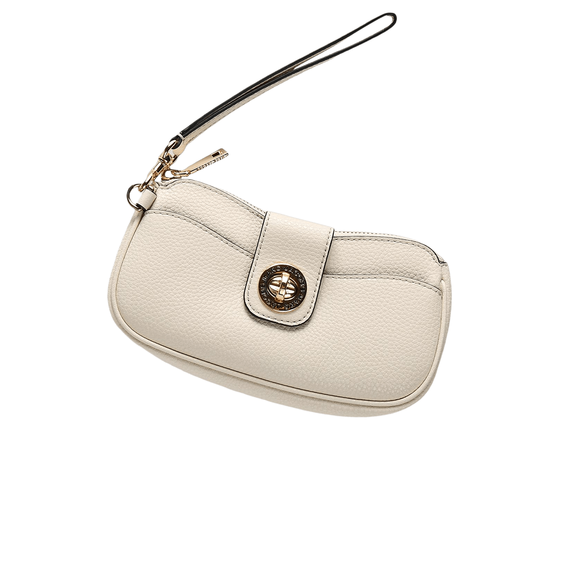 Marc Jacobs Signet Turnlock Wristlet 'Marshmallow'