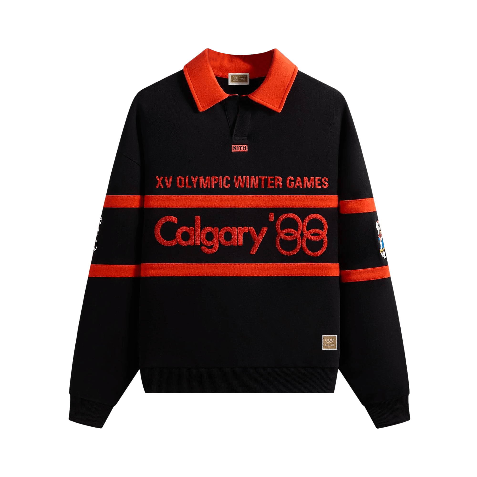 Kith For Olympics Heritage Calgary Vintage Nelson Rugby 'Black'