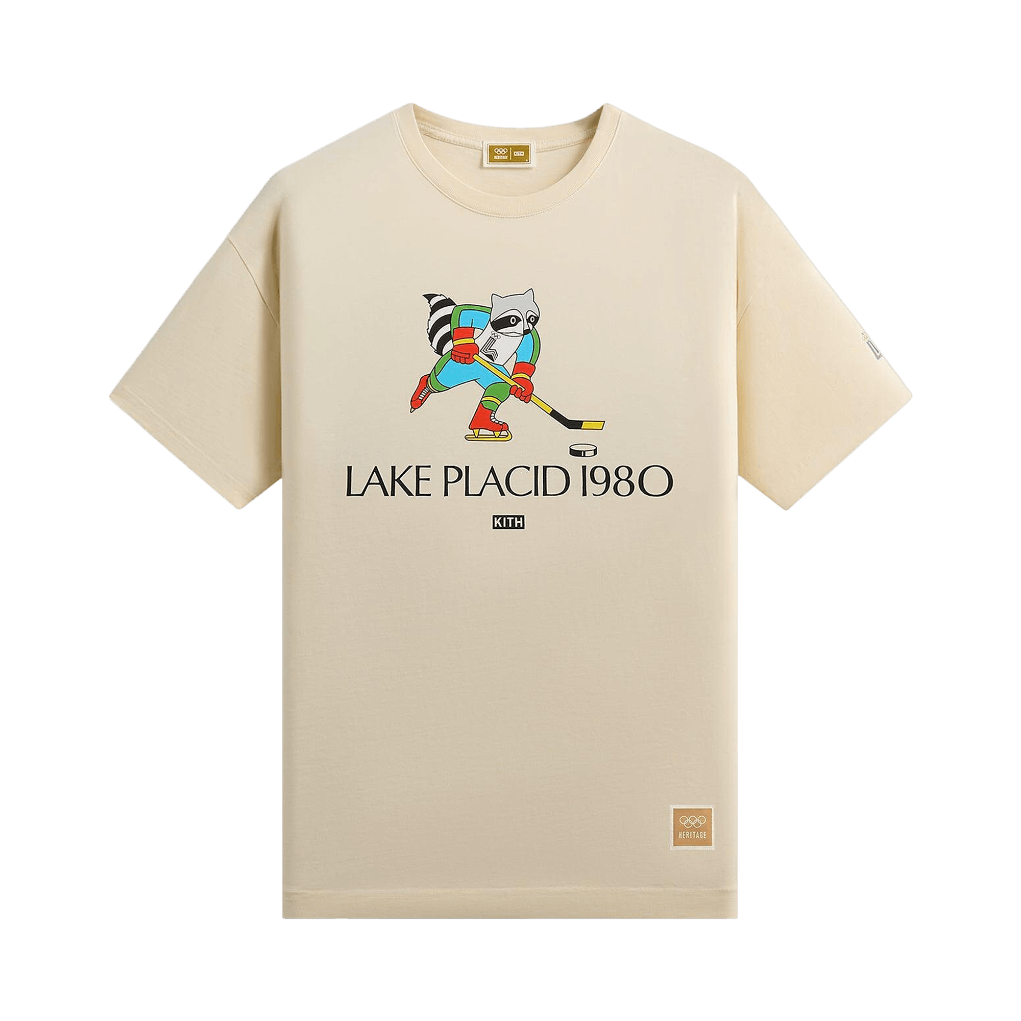 Kith For Olympics Heritage Lake Placid Vintage Tee 'Sandrift'