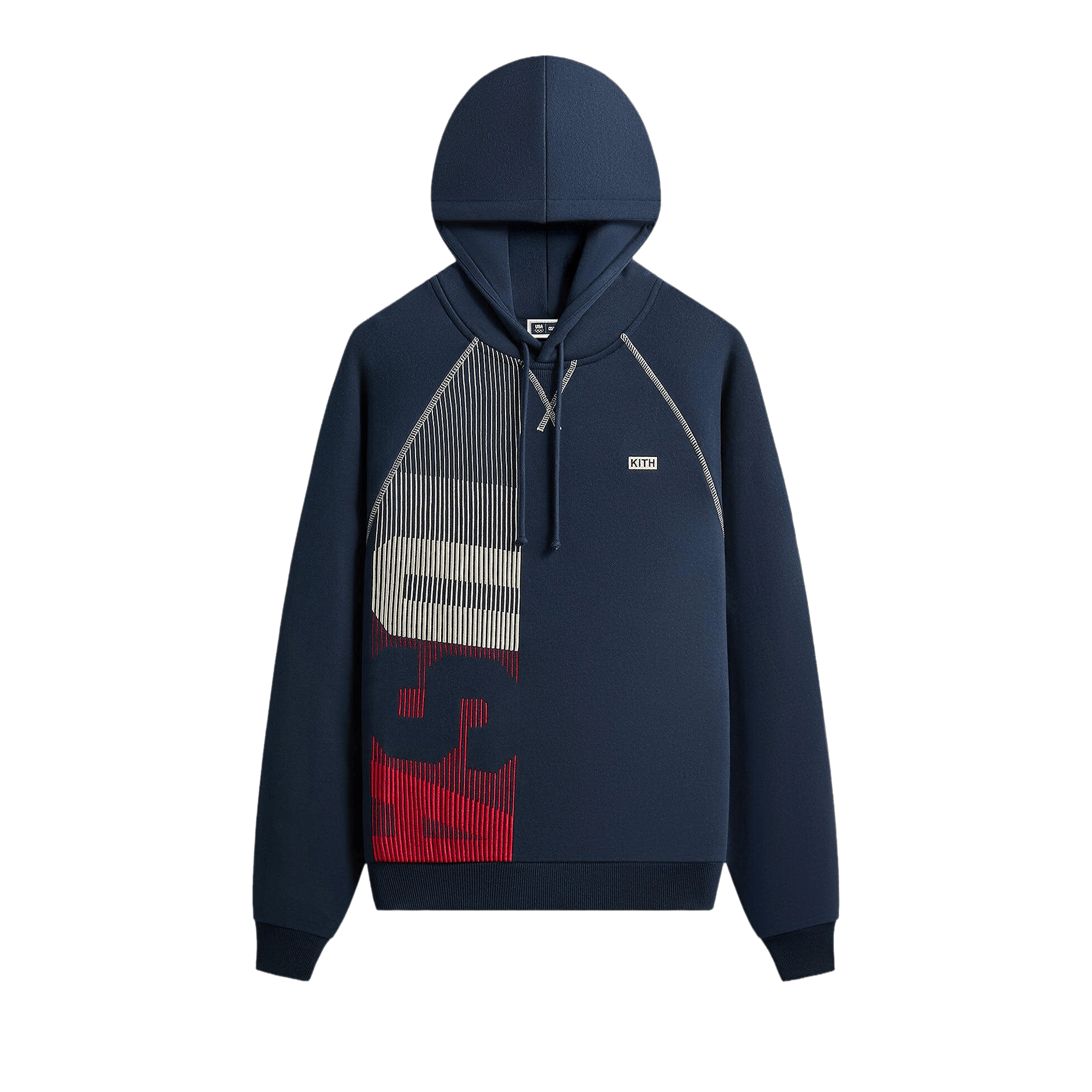 Kith For Team USA Olympic Raglan Nelson Hoodie 'Nocturnal'