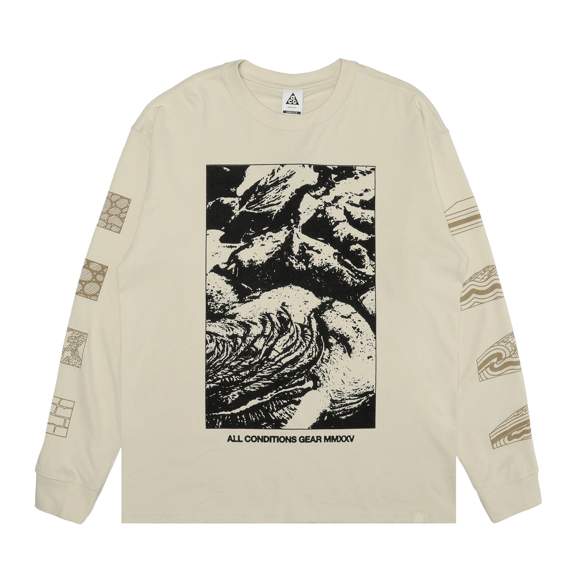 Nike ACG Lava Flow Long-Sleeve Tee 'Light Khaki'