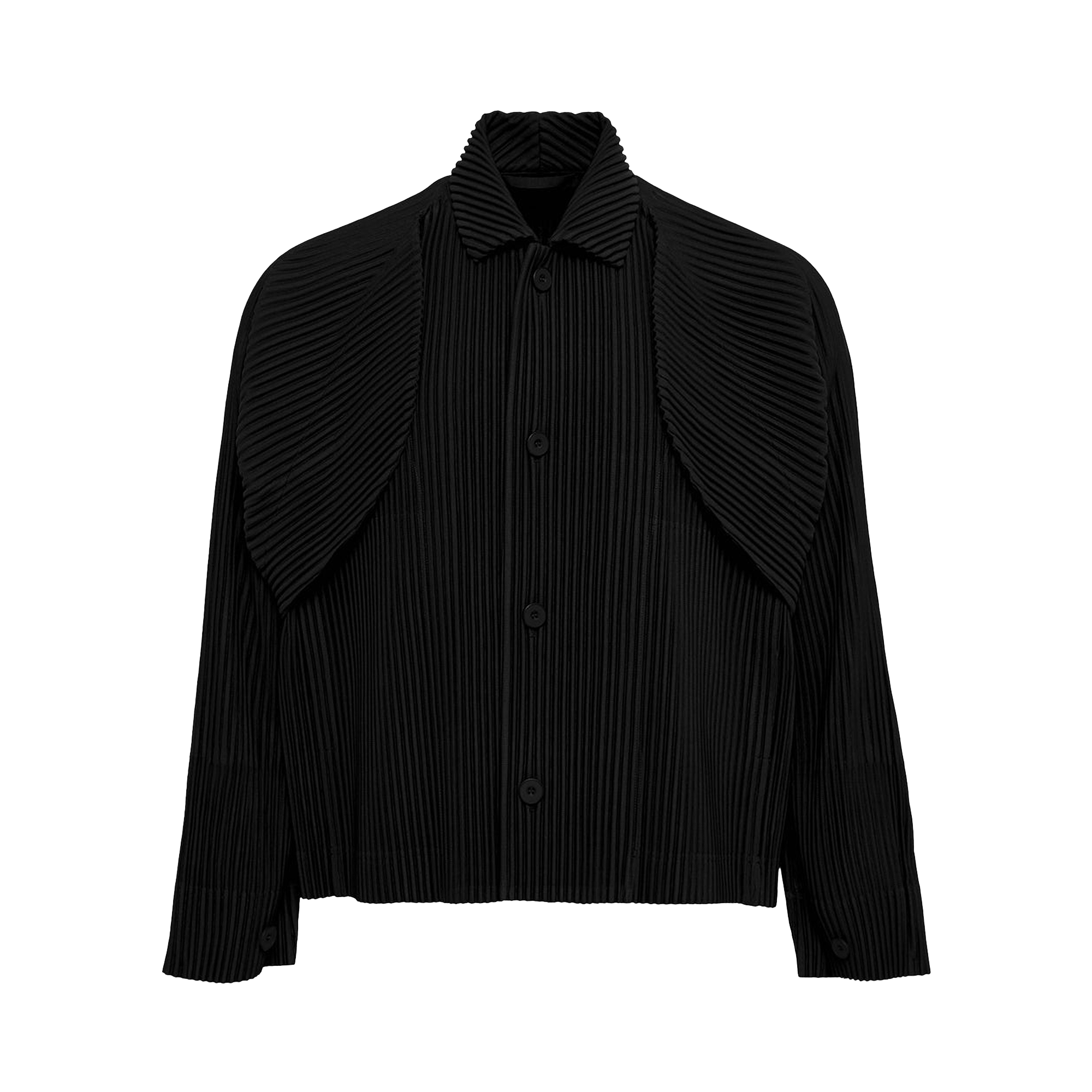 Homme Plissé Issey Miyake Cover And Fold Blouson 'Black'