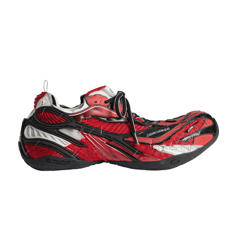Balenciaga Soleless Sneakers 'Red Black Silver'