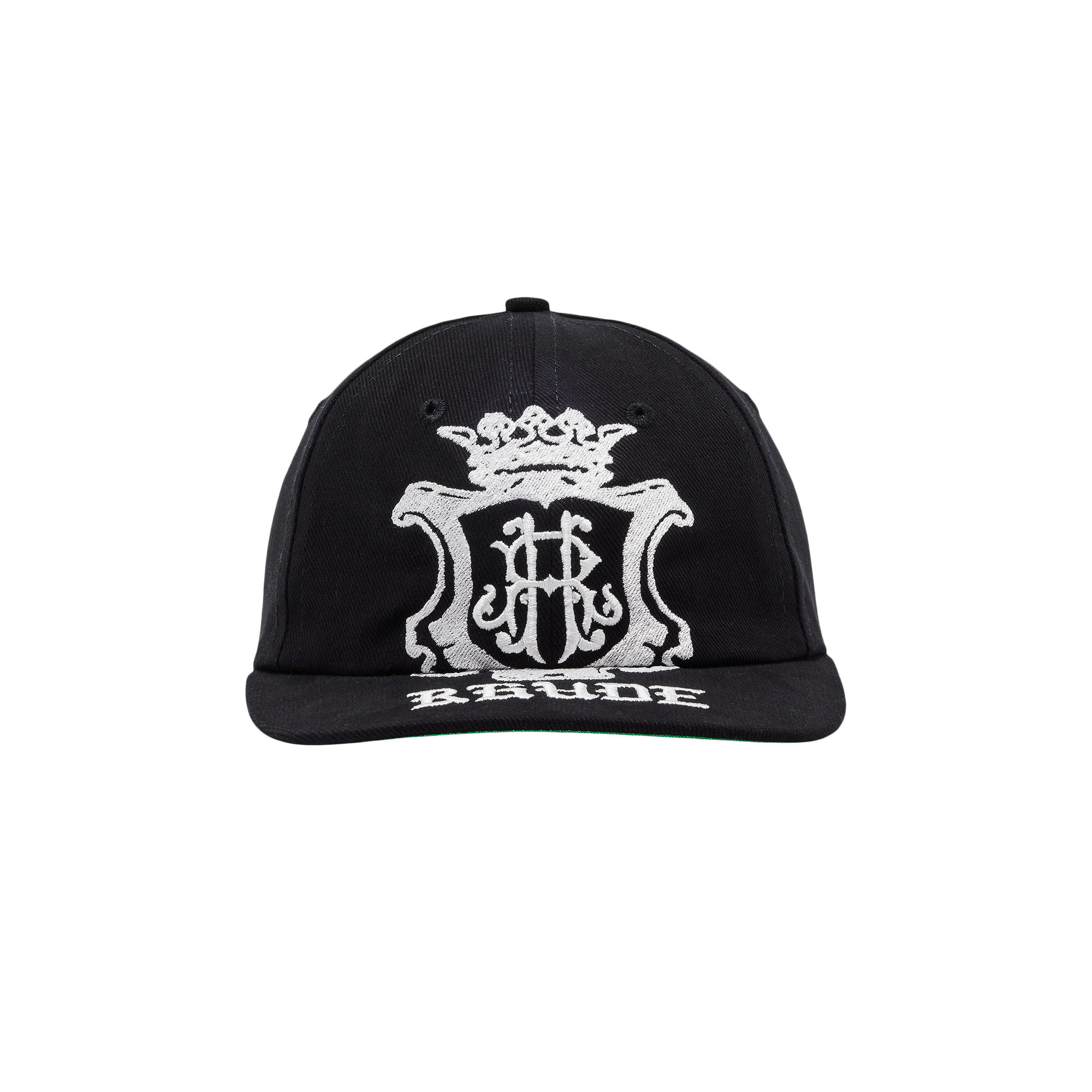 Rhude Grand Cru Crest Curved Brim Hat 'Black'