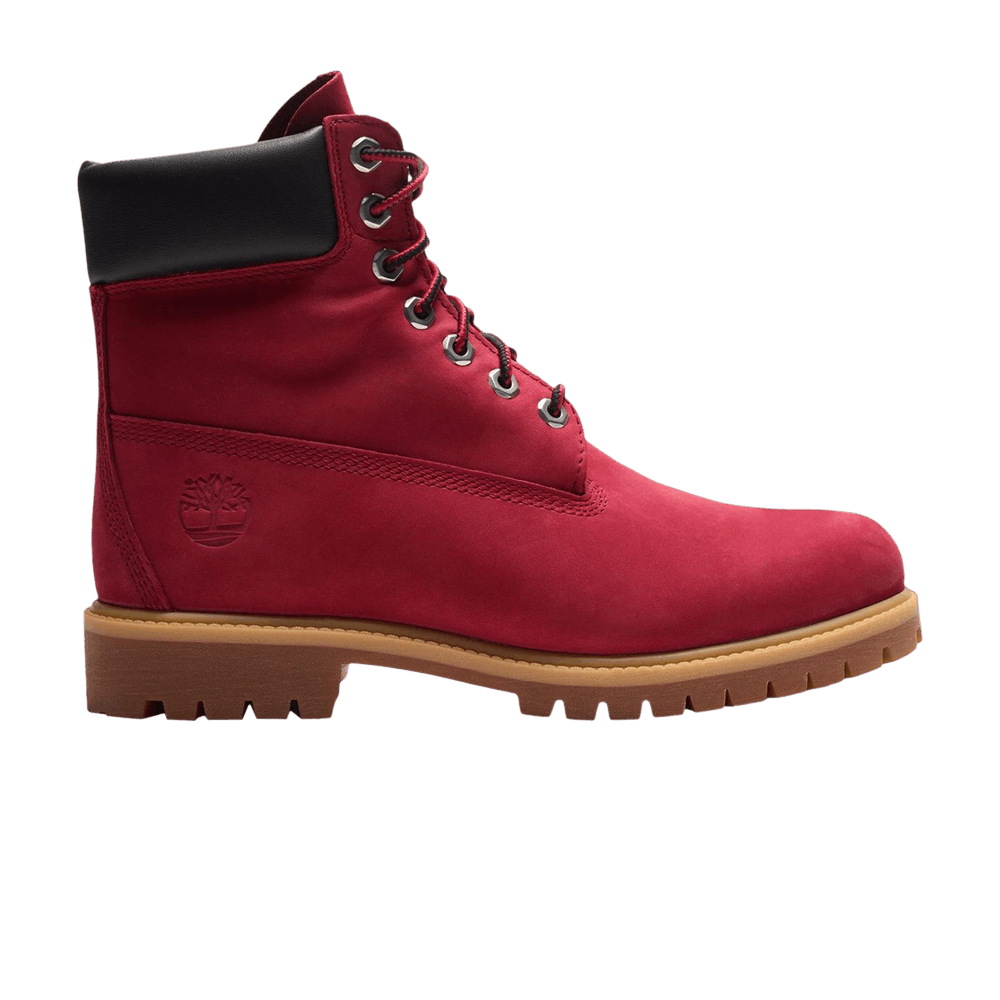 Timberland 6 Inch Premium Waterproof Boot 'Dark Red Nubuck'