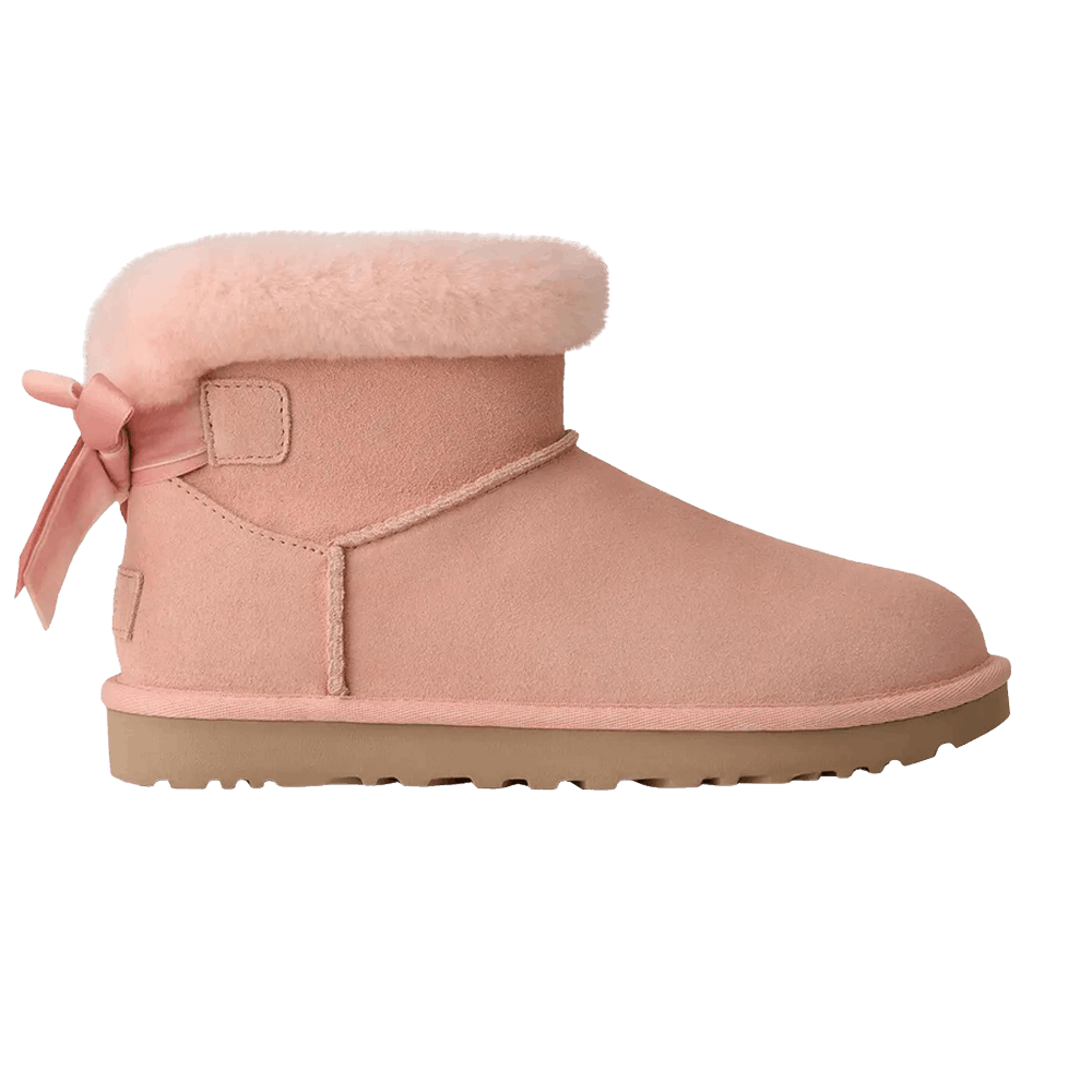 UGG Wmns Mini Bailey Mixed Bow Boot 'Beige Blush'