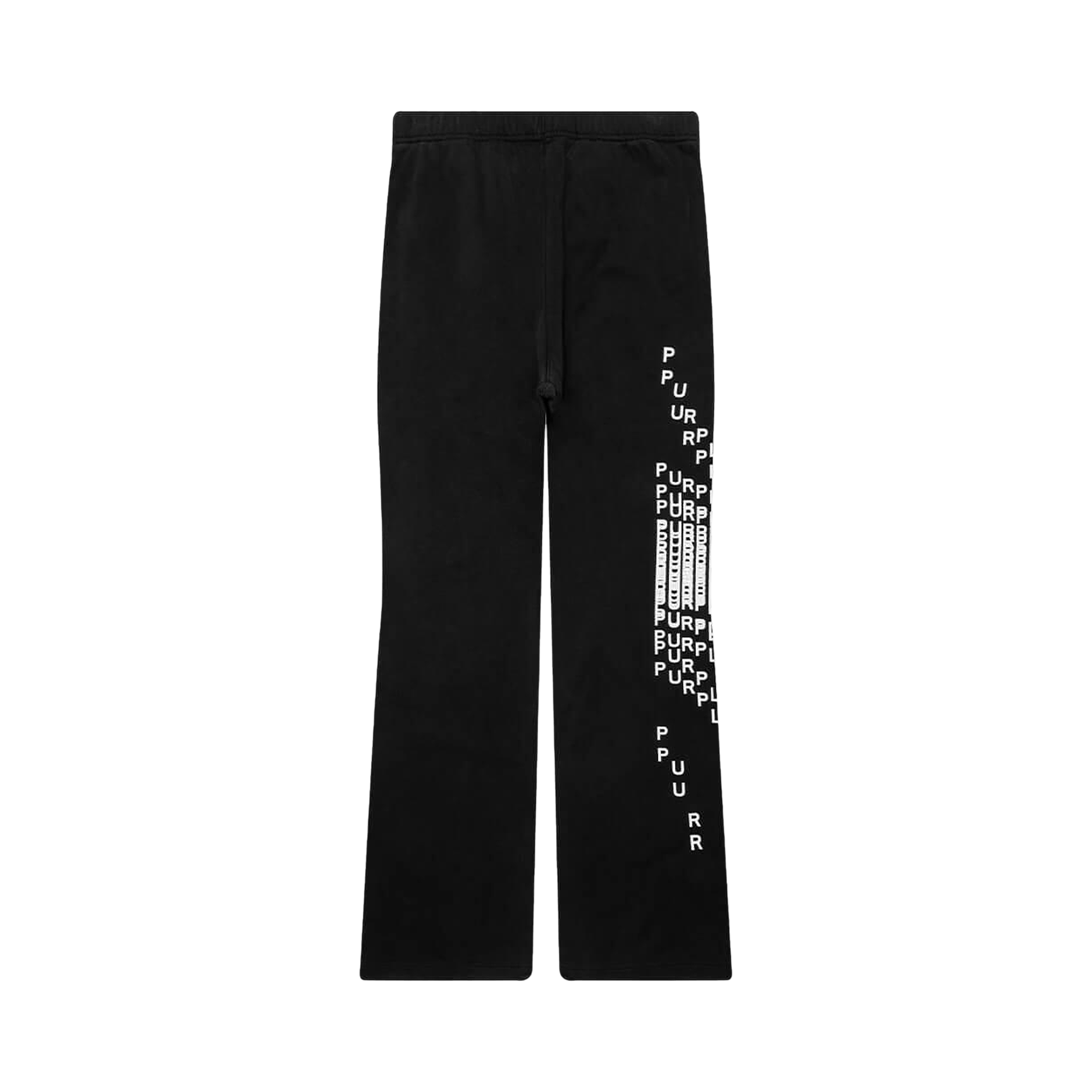 PURPLE BRAND Midweight Fleece Flared Pant 'Black'