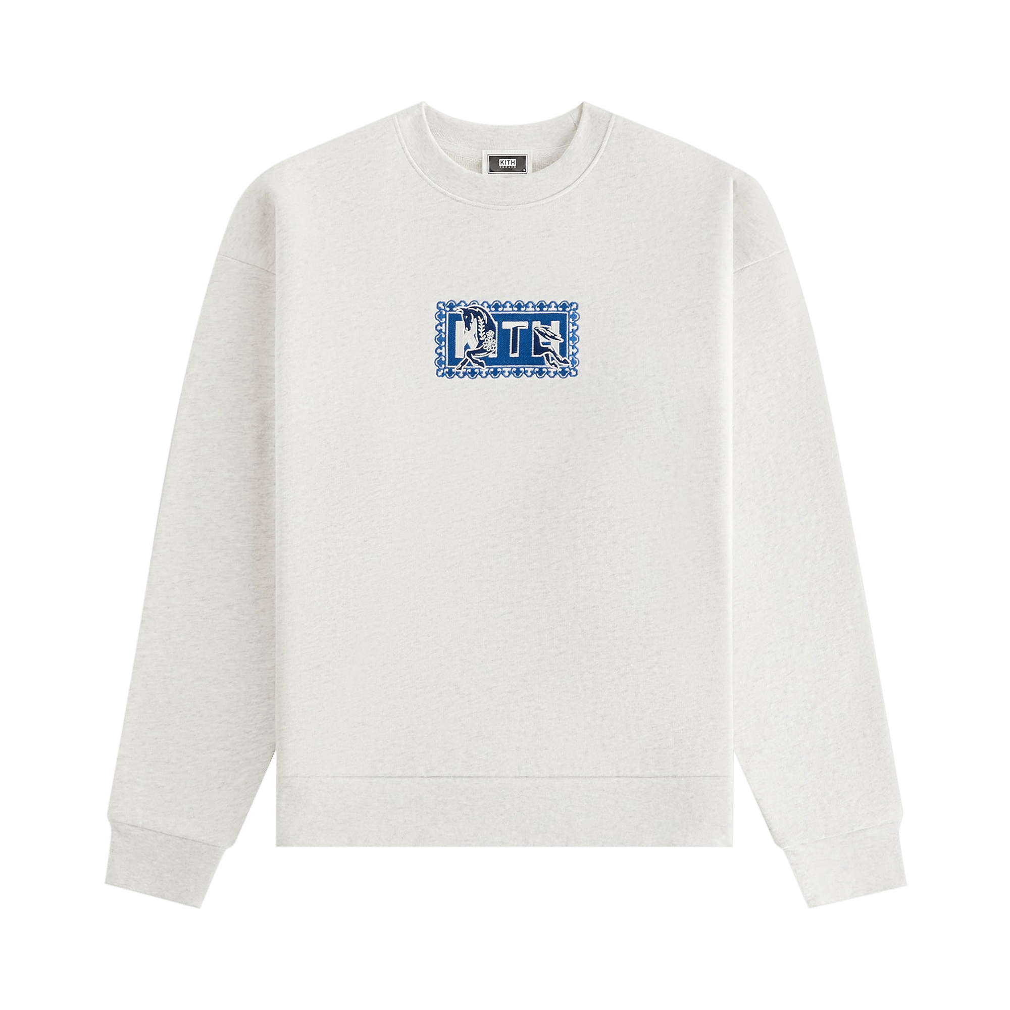 Kith Treats Year Of The Horse Nelson Crewneck 'Light Heather Grey'