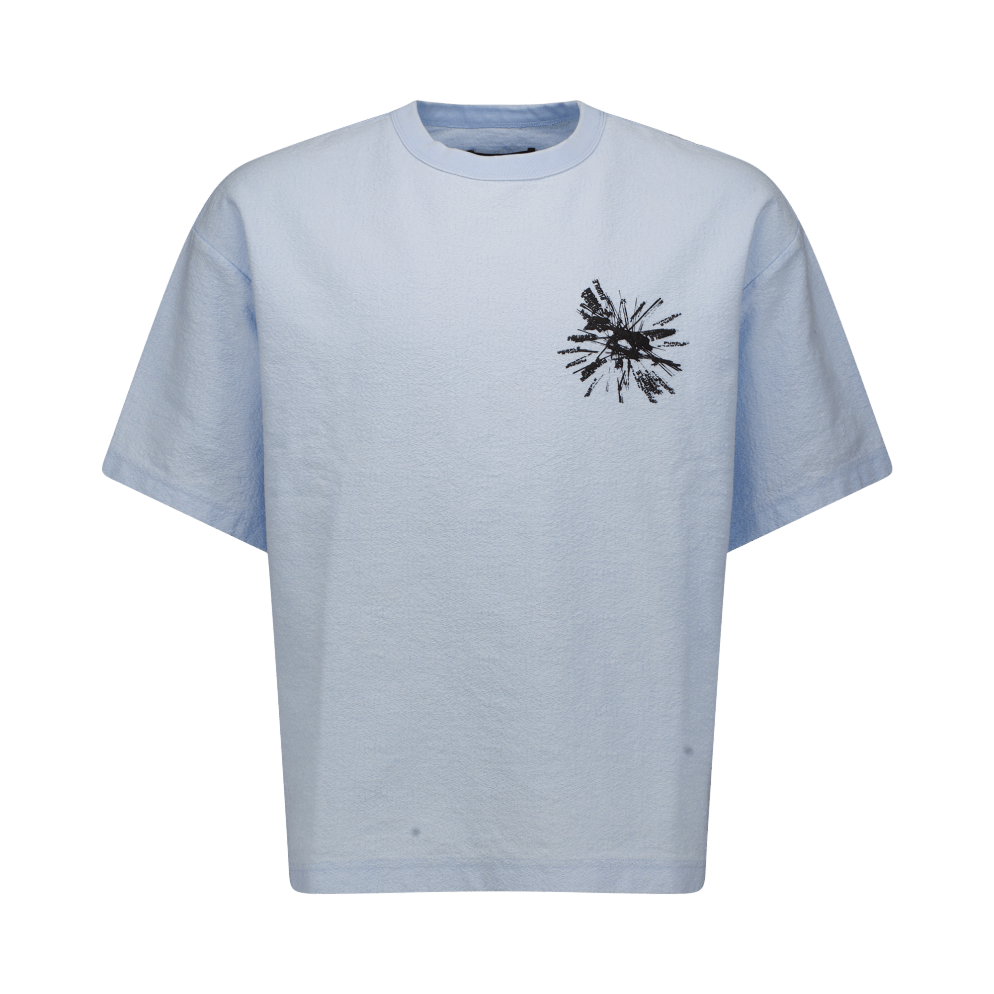 PURPLE BRAND HWT Textured Jersey Short-Sleeve 'Blue'