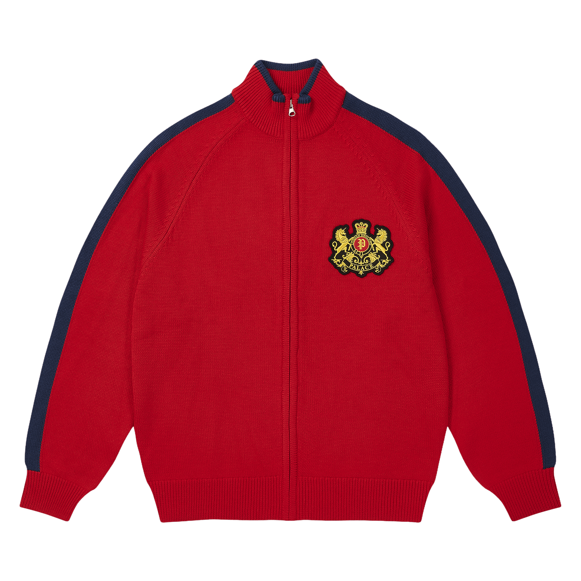 Palace Established Zip Funnel Knit 'Truest Red'