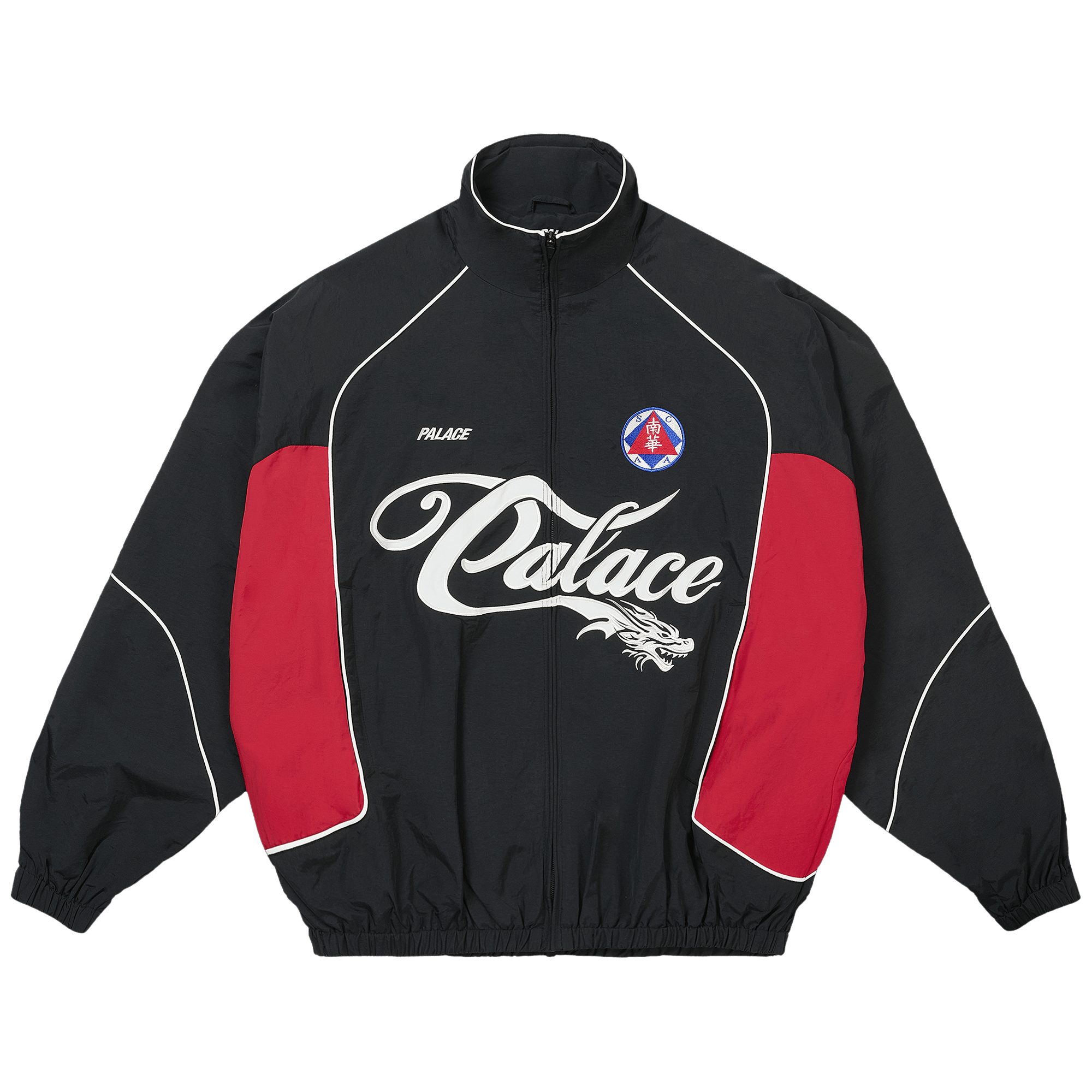 PALACE border logo hood black 【公式通販】