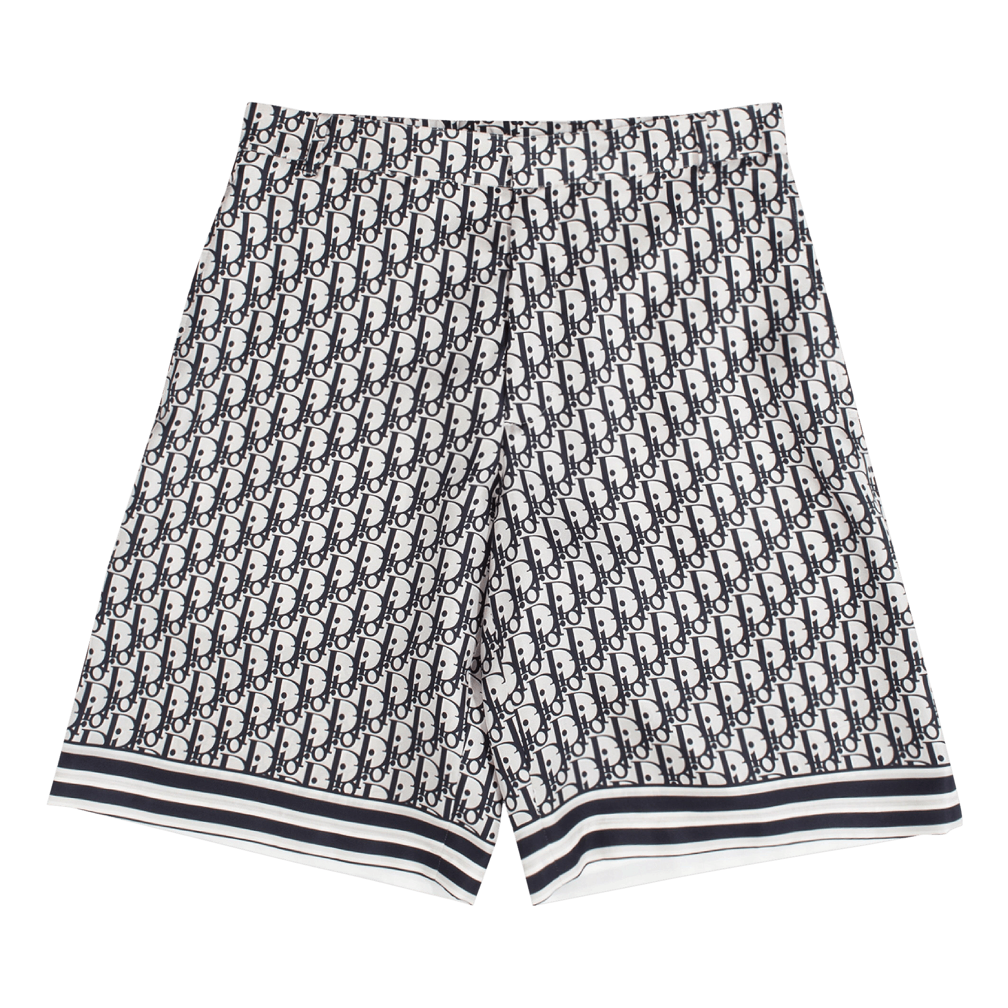 Dior Oblique Twill Shorts 'Navy'
