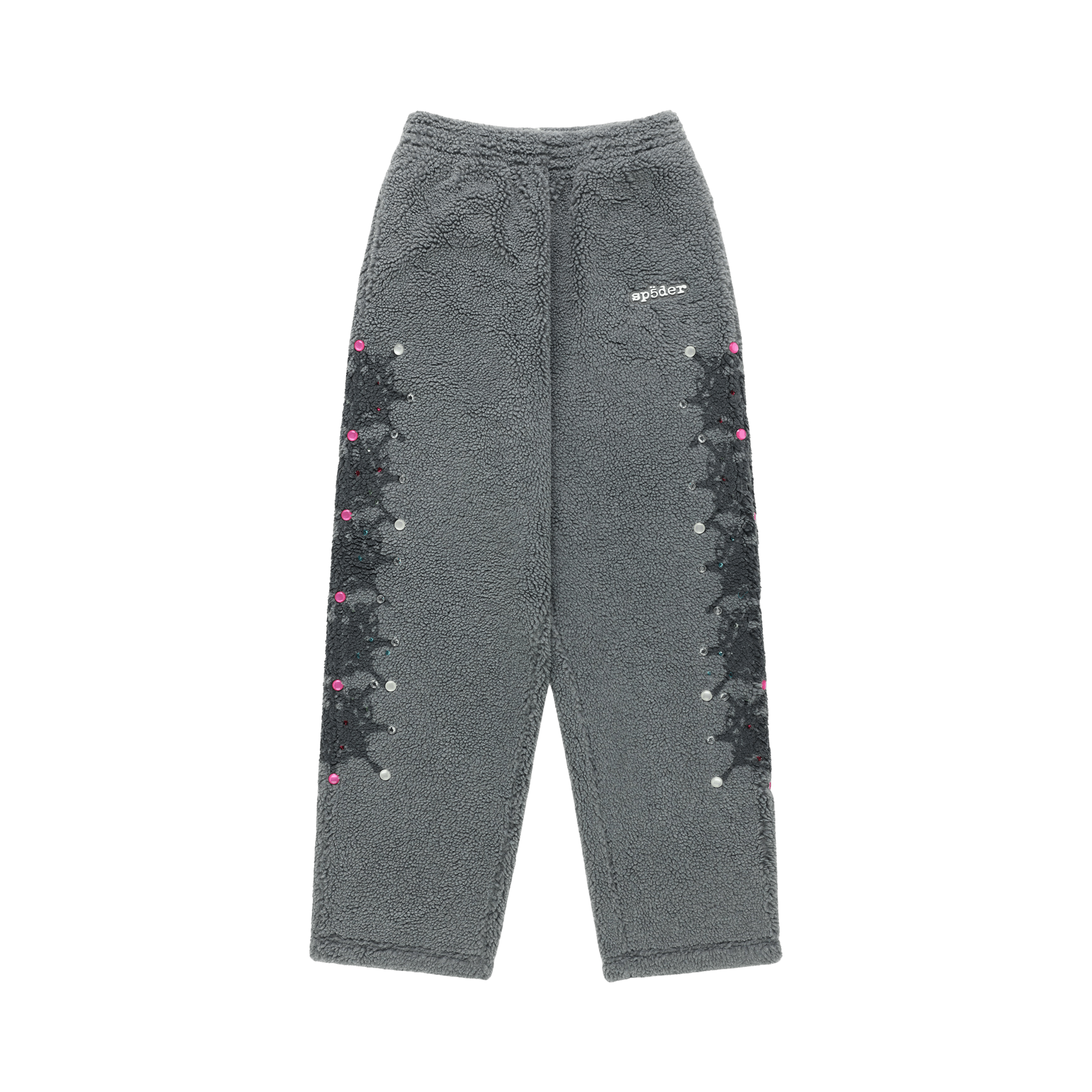 Sp5der Webstone Teddy Fleece Pant 'Slate Grey'