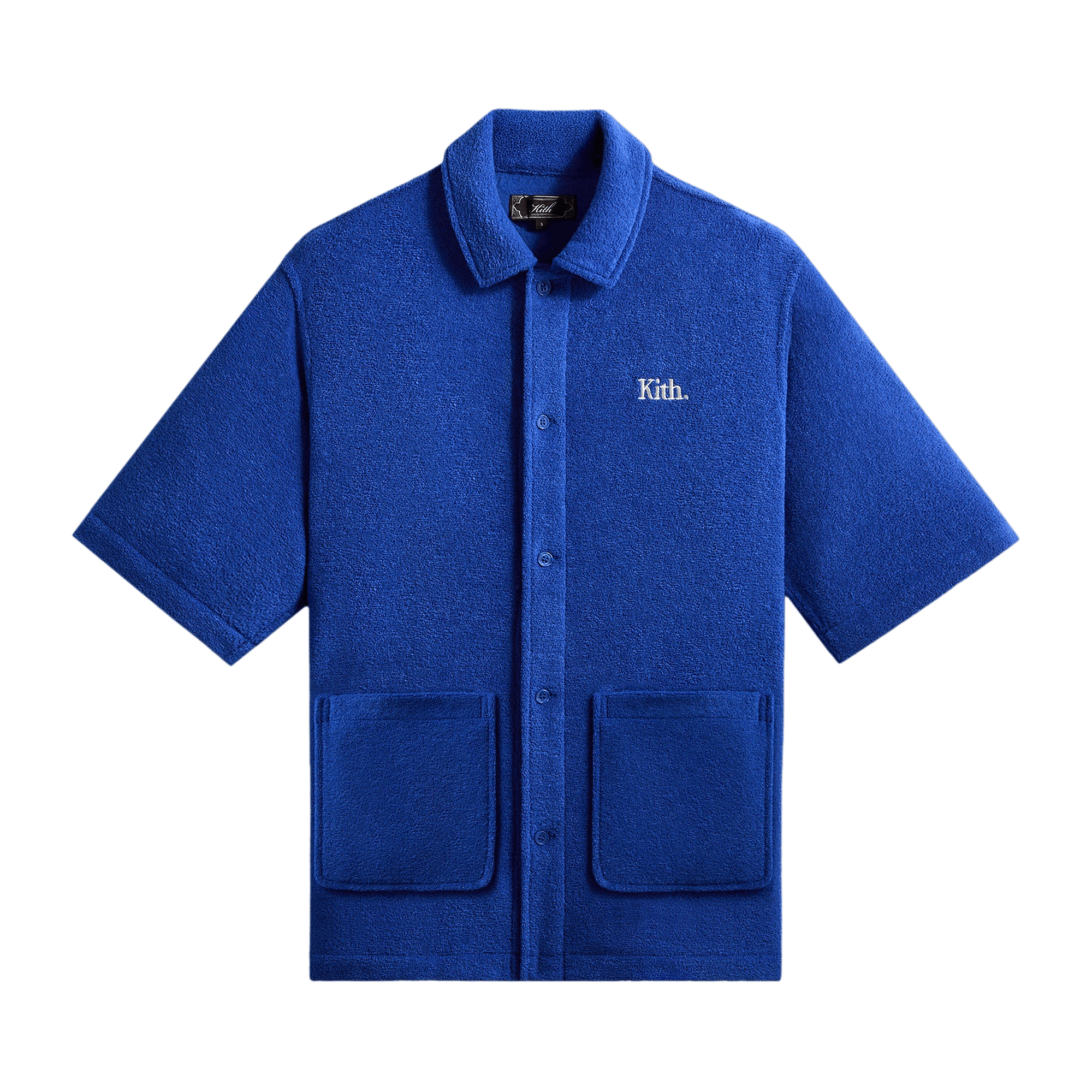 Kith Towel Boucle Boxy Collared Overshirt 'Cyclone'