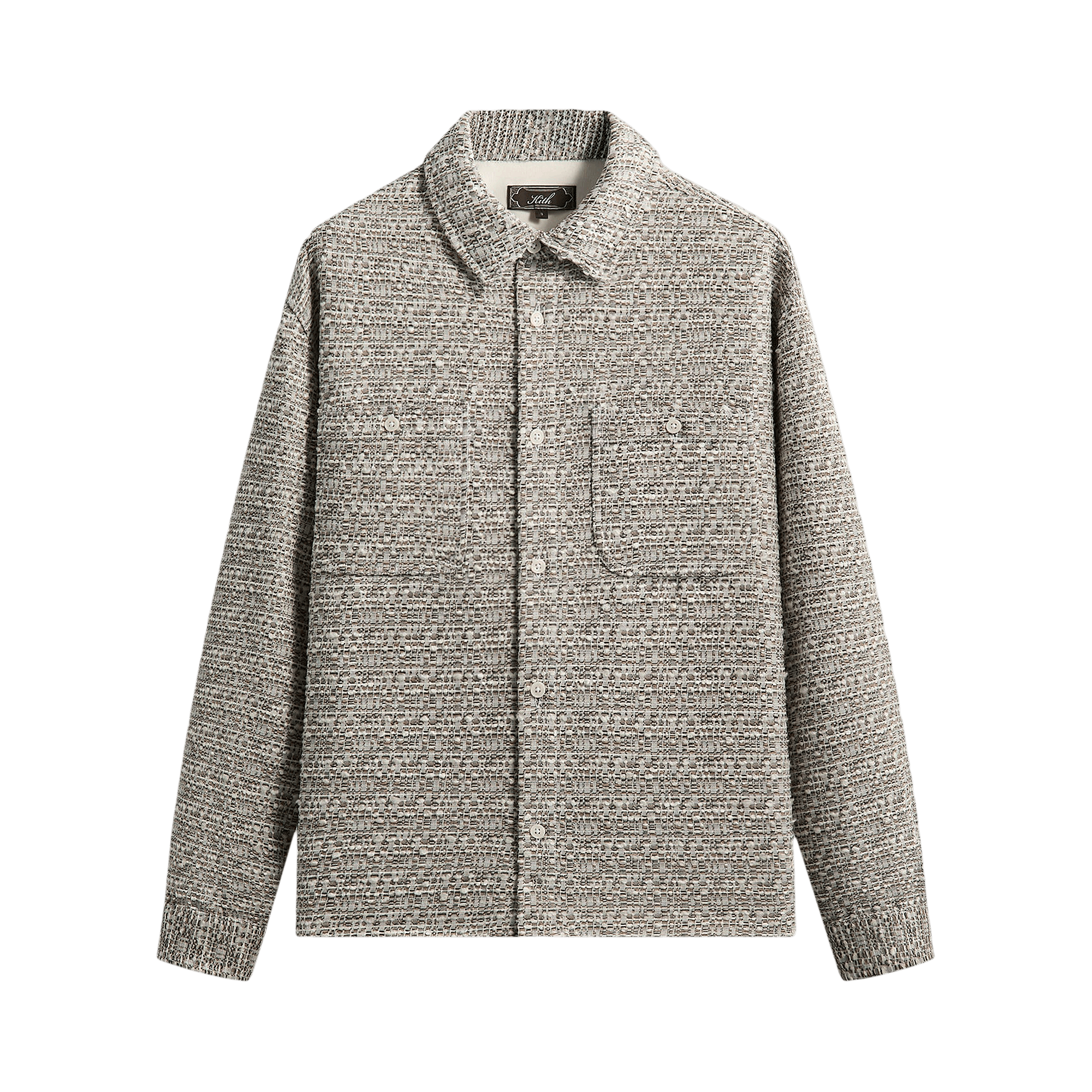 Kith Mixed Weave Apollo Shirt 'Overcast'