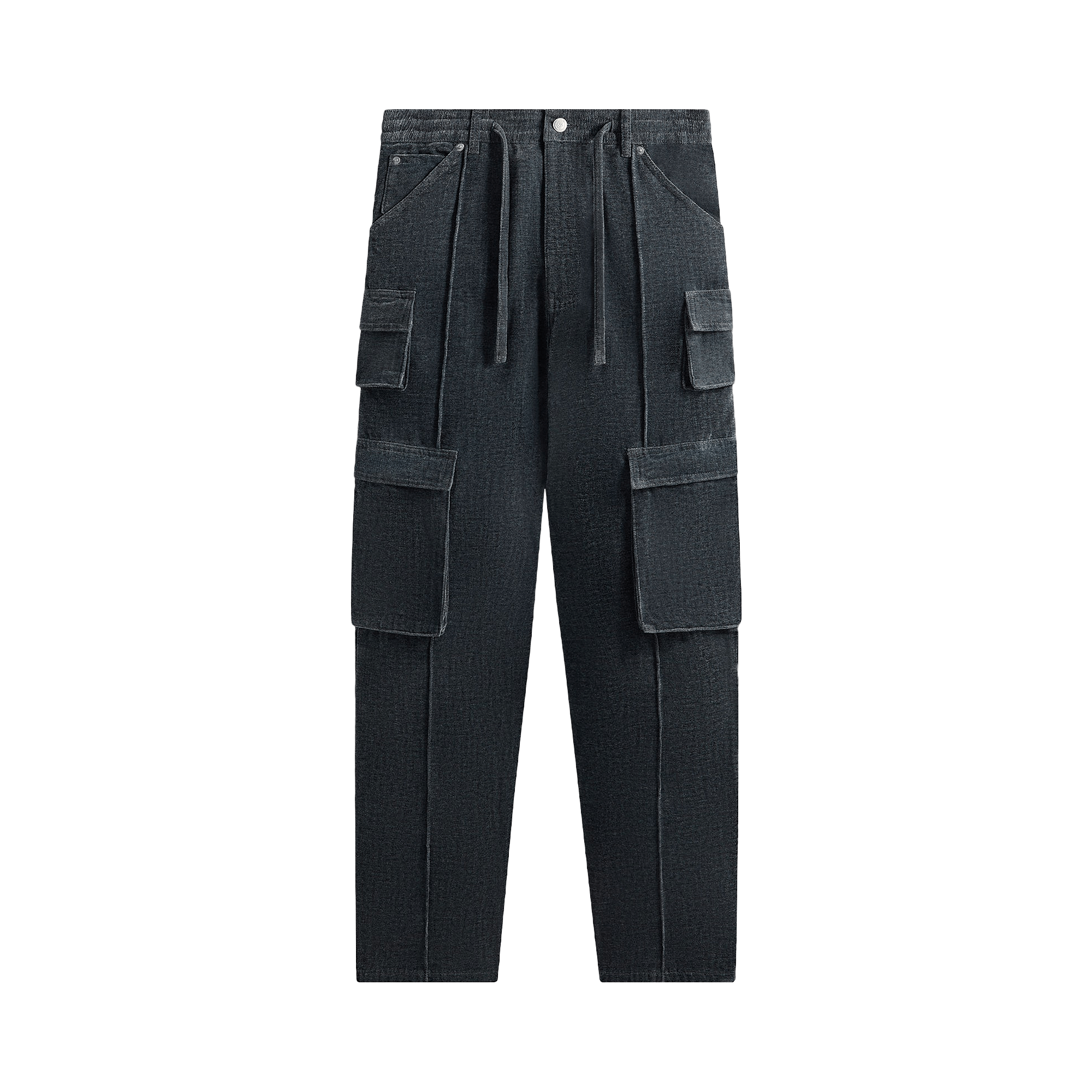 Kith Indigo Velour Zane Cargo Pant 'Placid'