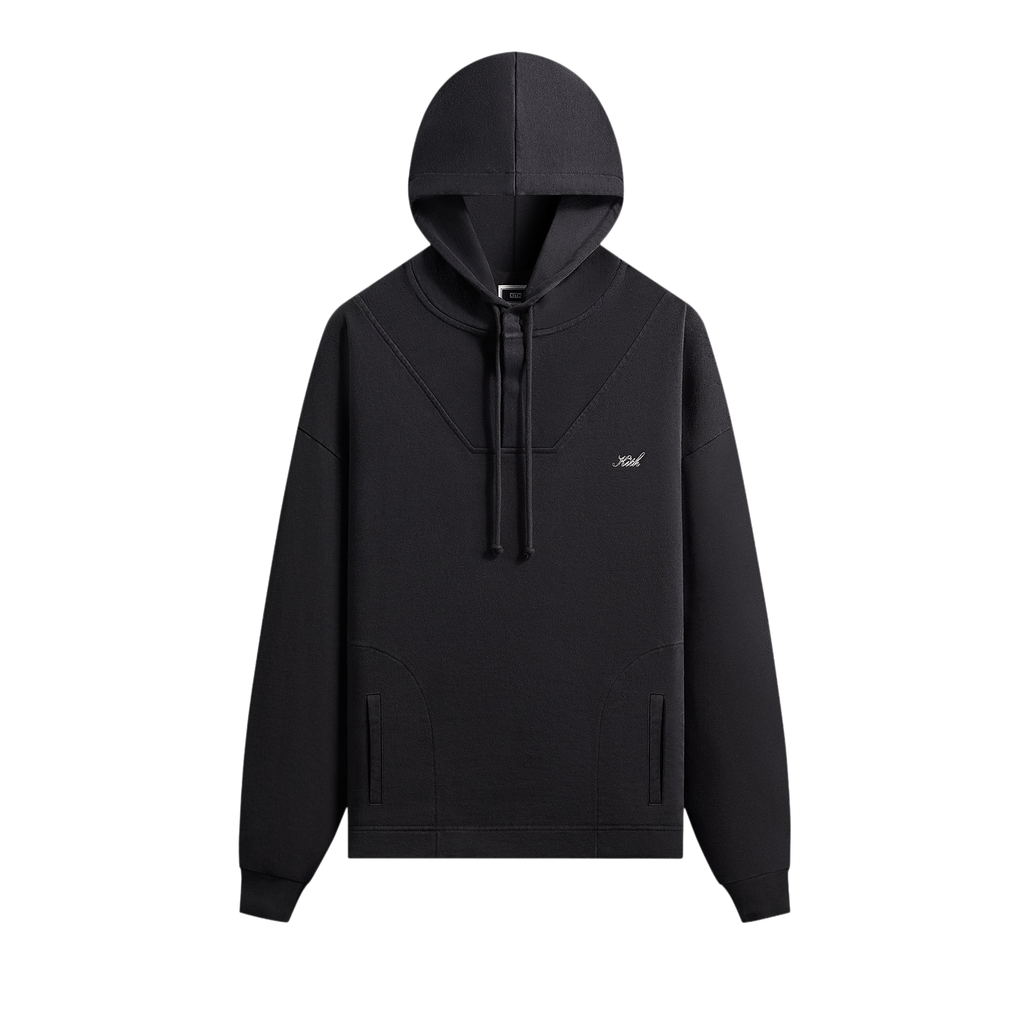 Kith Rib Neck Cropped Camden Hoodie 'Black'
