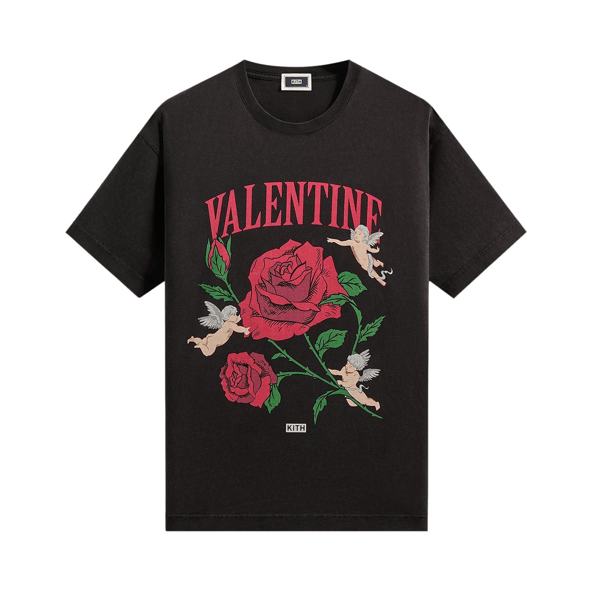 Kith Valentine Vintage Tee 'Black'