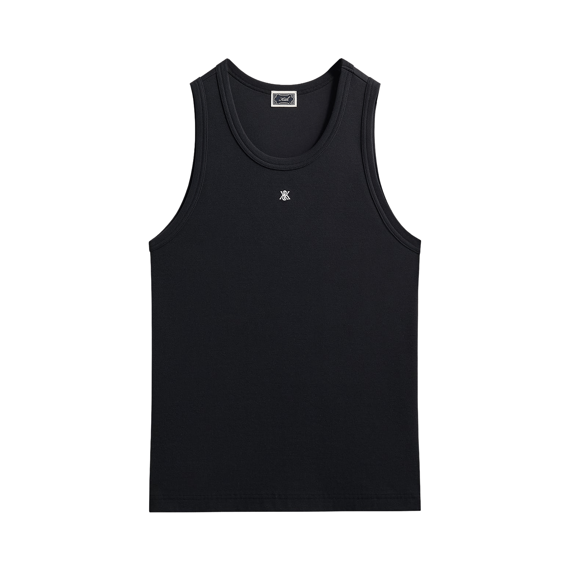 Kith Crest Ribbed Tank 'Black'