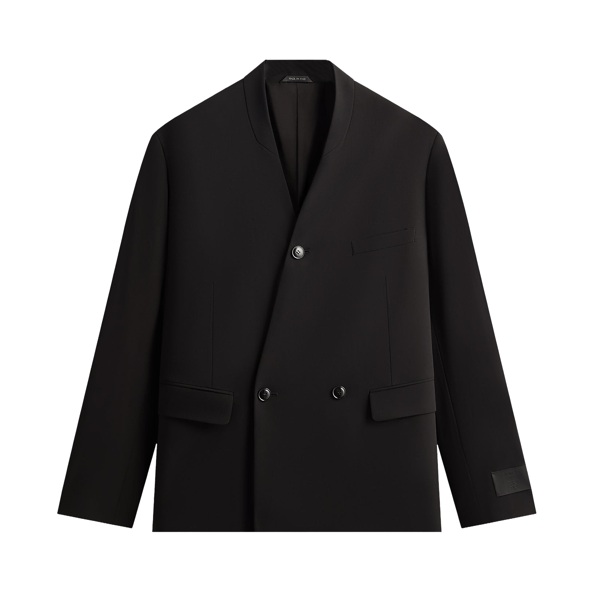 Kith Giorgio Armani & &Kin Milano Crepe Collarless Jacket 'Black'