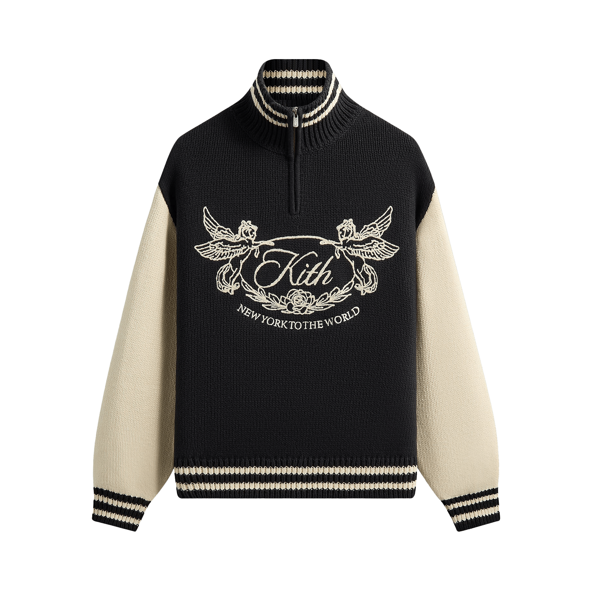 Kith Quarter Zip Wyona Sweater 'Cyclone'