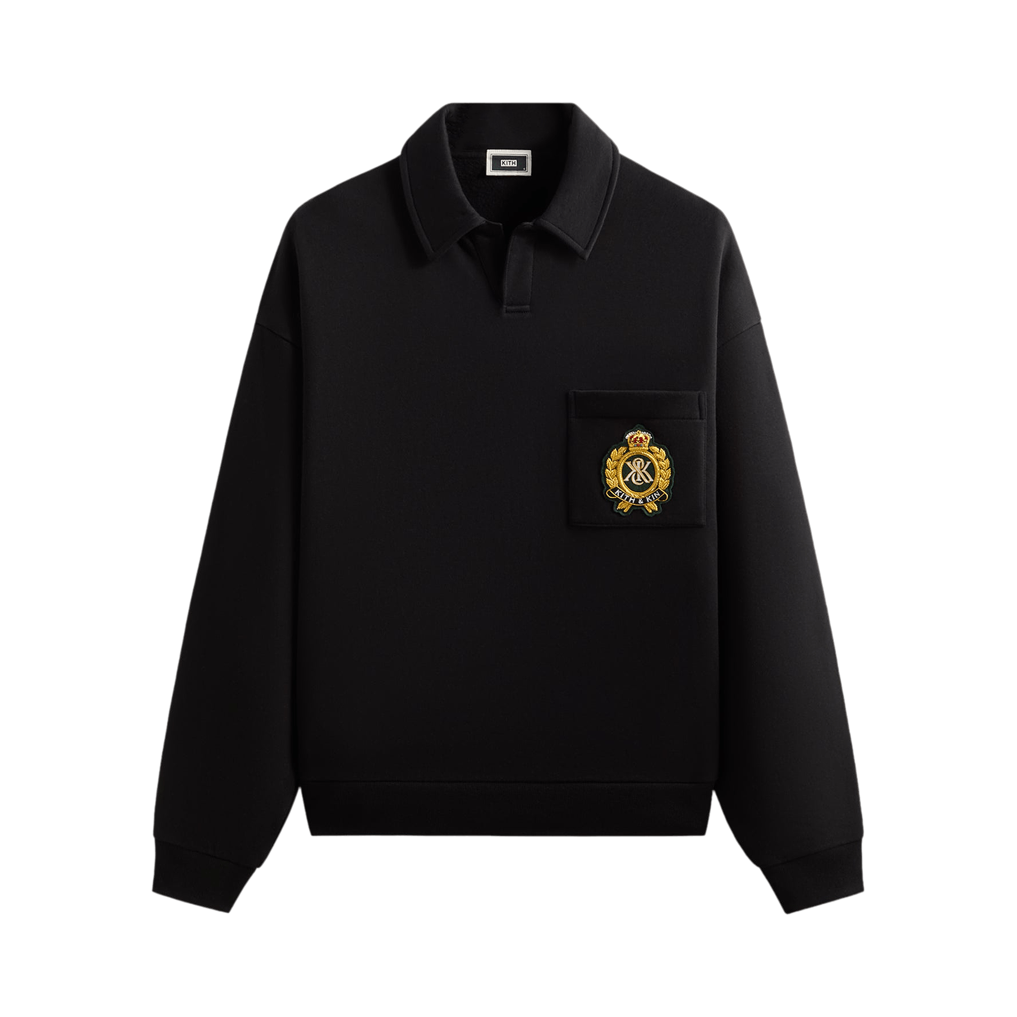 Kith Bullion Lauel Crest Nelson Pocket Rugby 'Black'