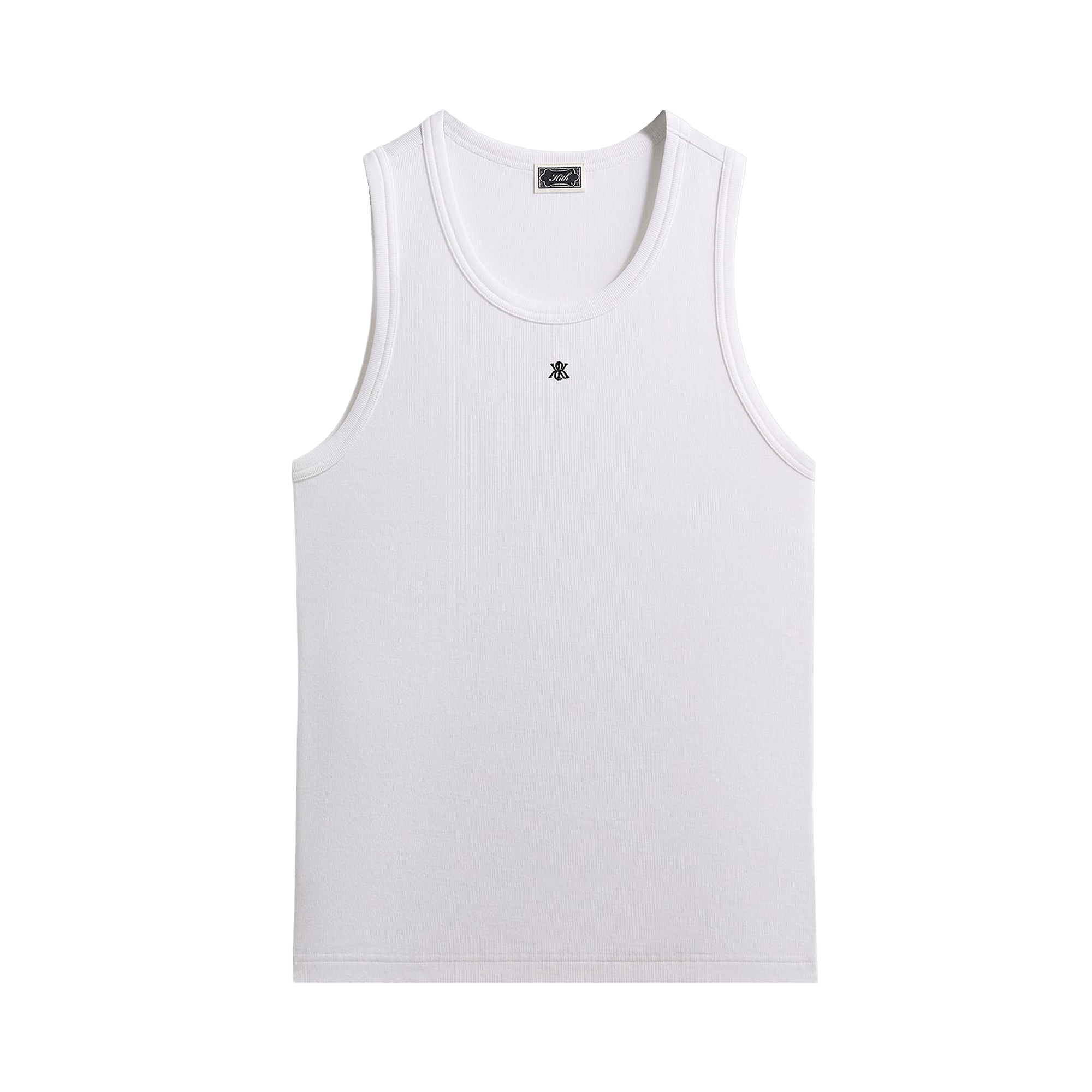 Kith Crest Ribbed Tank 'White'