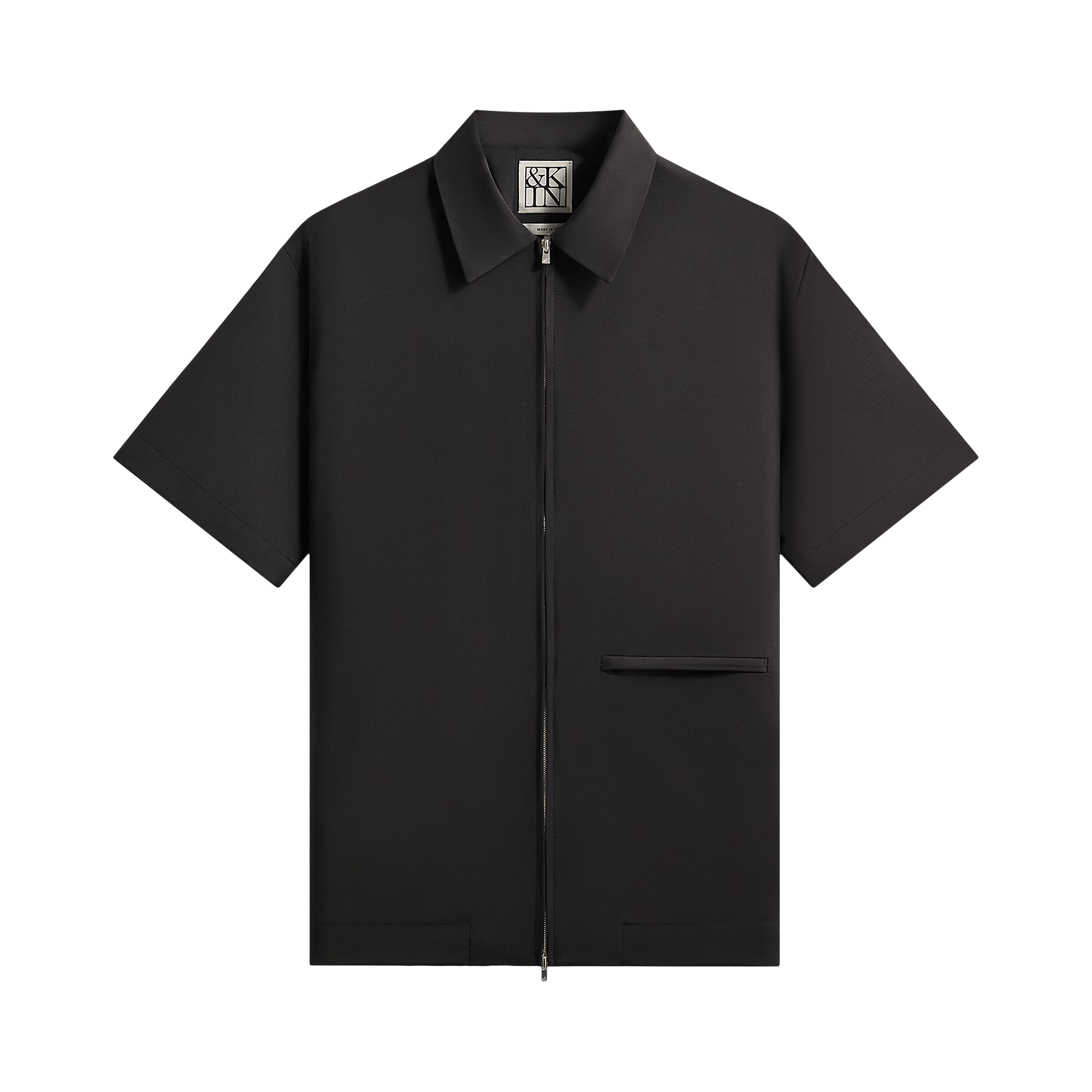 Kith &Kin For Origins Tropical Wool Davenport Shirt 'Black'