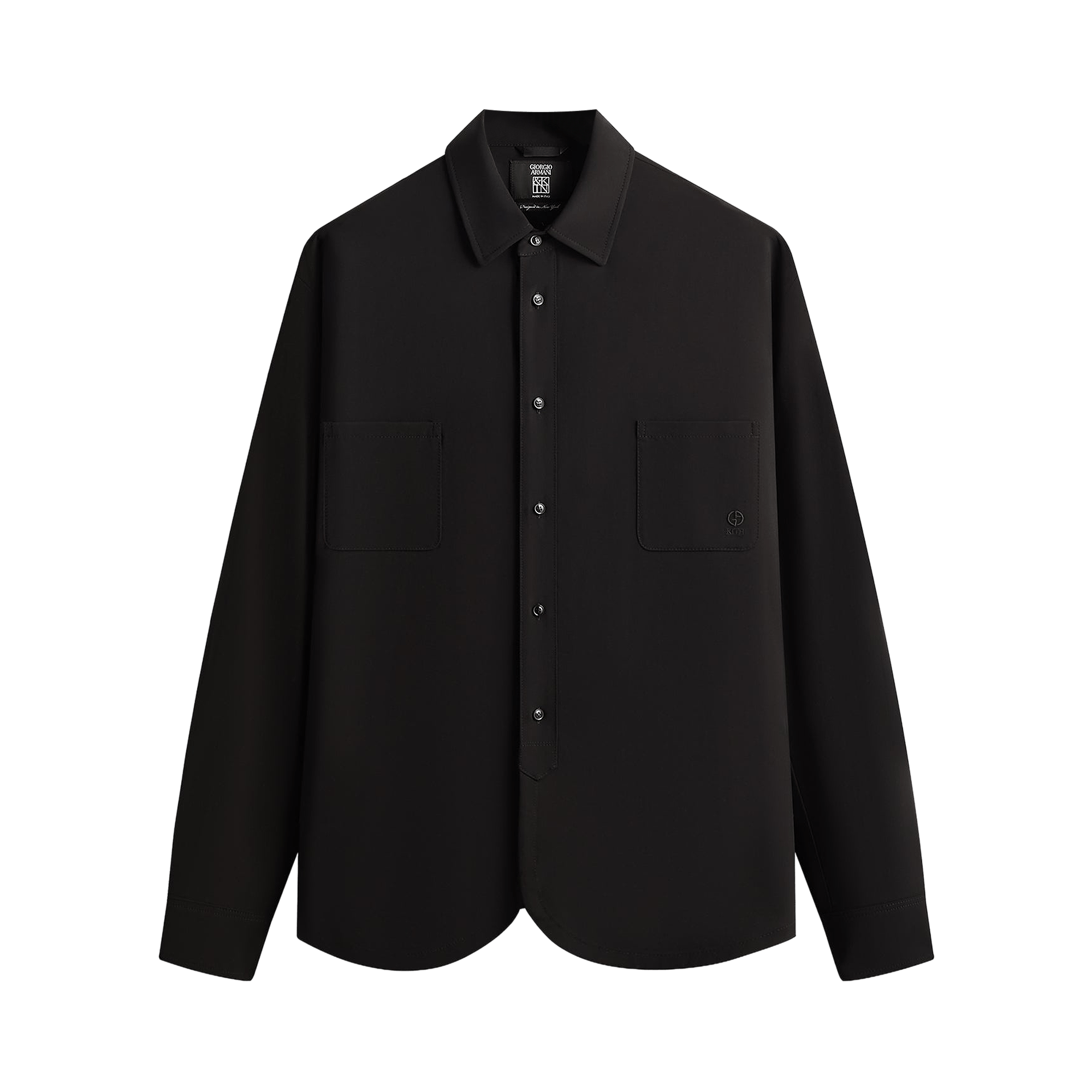 Kith Giorgio Armani & &Kin Milano Crepe Entrepreneur Shirt 'Black'