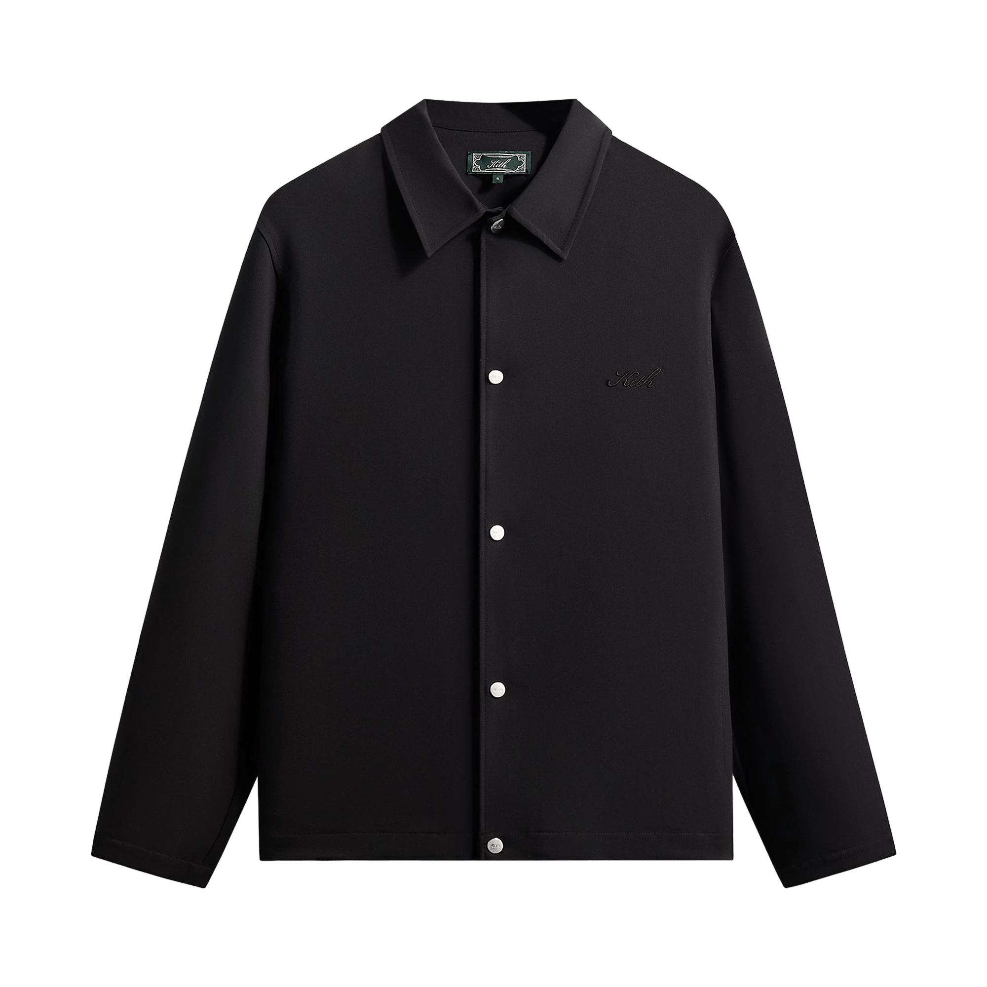 Kith Midweight Double Weave Coaches Jacket 'Black'