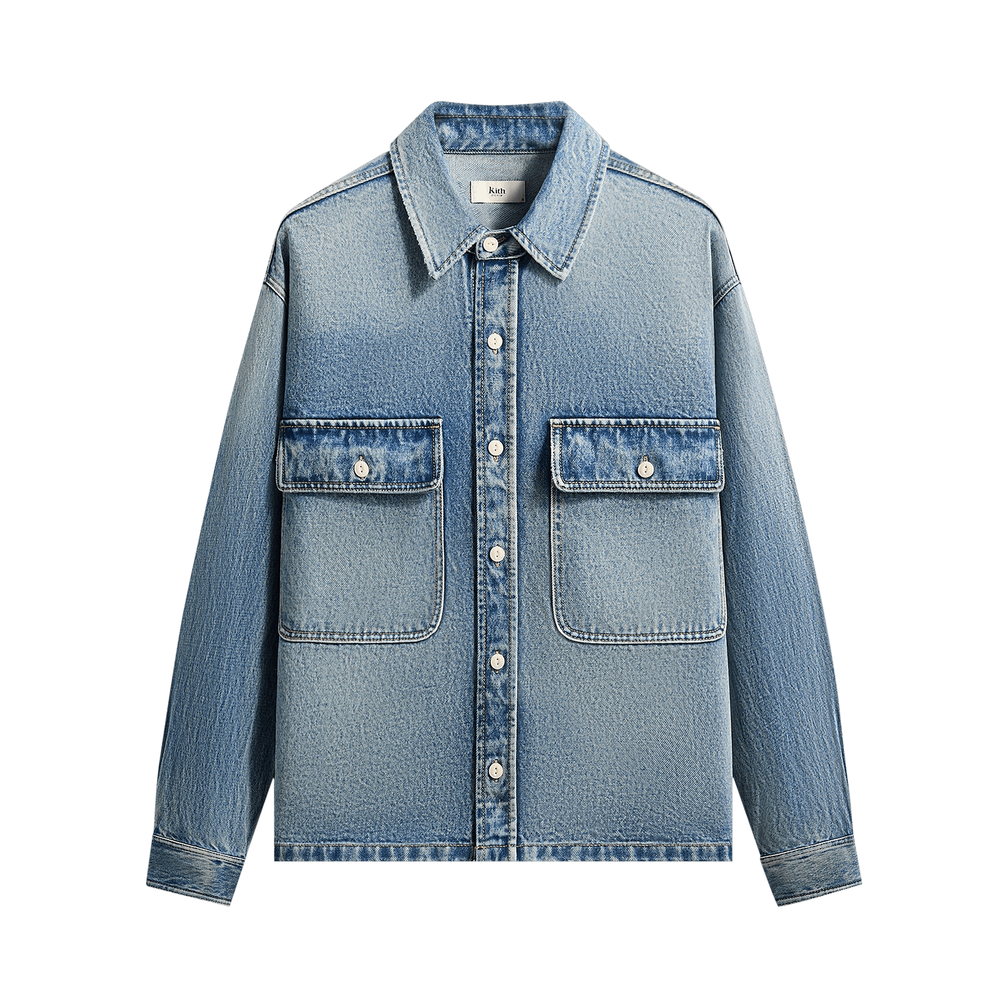 Kith Henson Denim Shirt 'Mid Indigo'