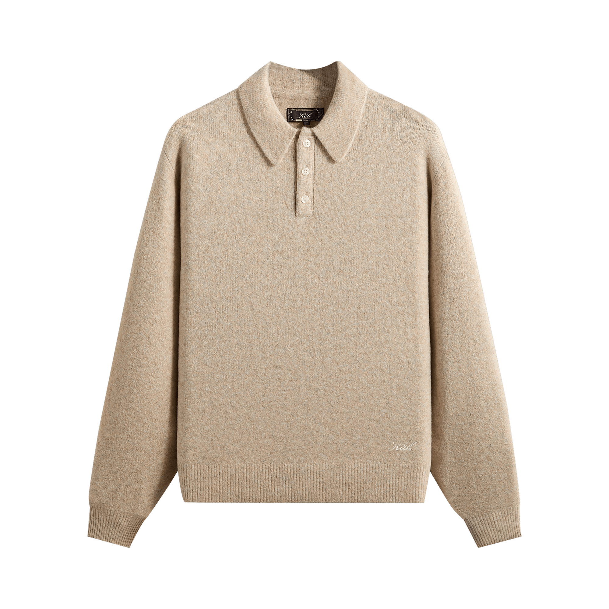 Kith Marled Harmon Rugby Pullover 'Carabiner Heather'