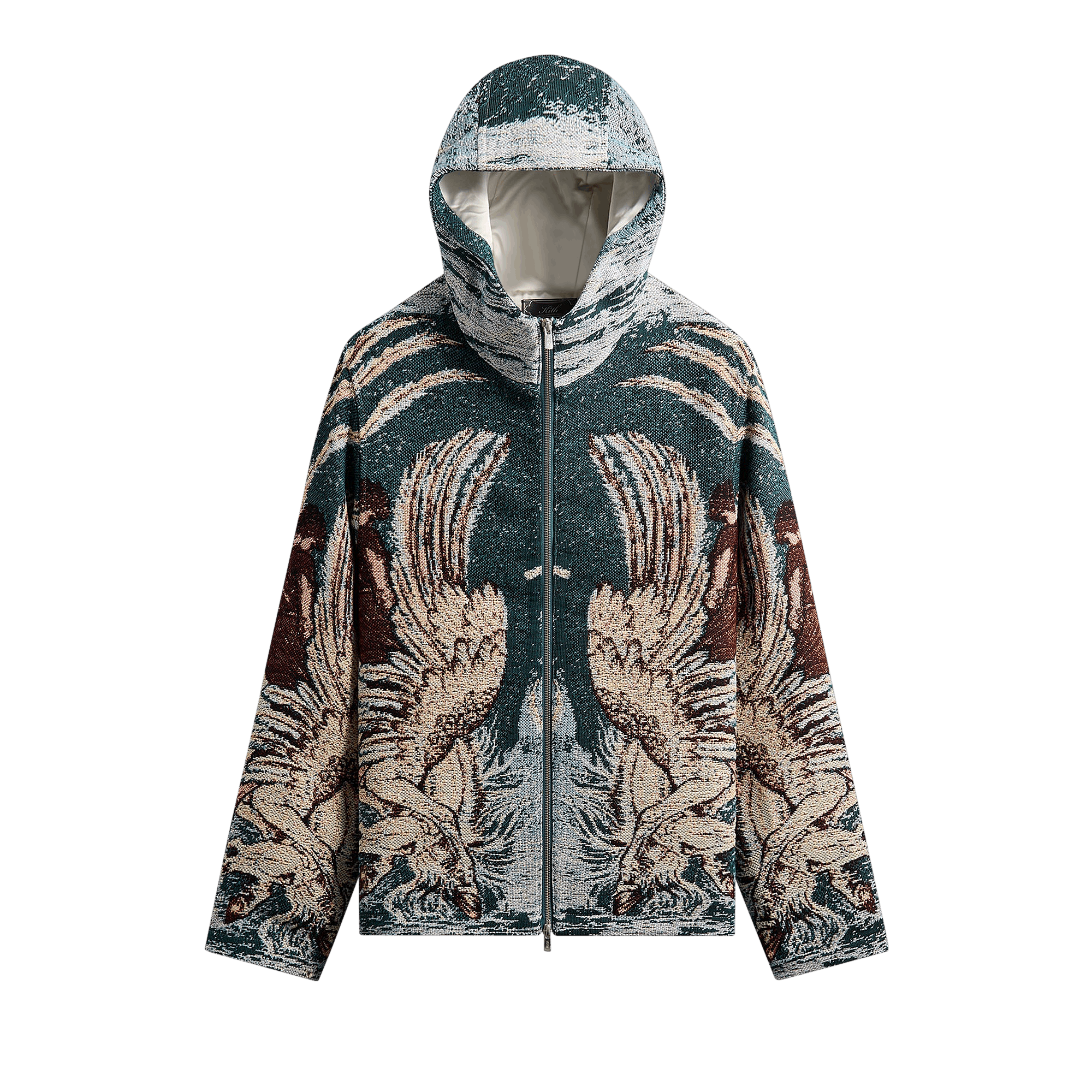 Kith Braden Tapestry Full Zip Hoodie 'Waffle'
