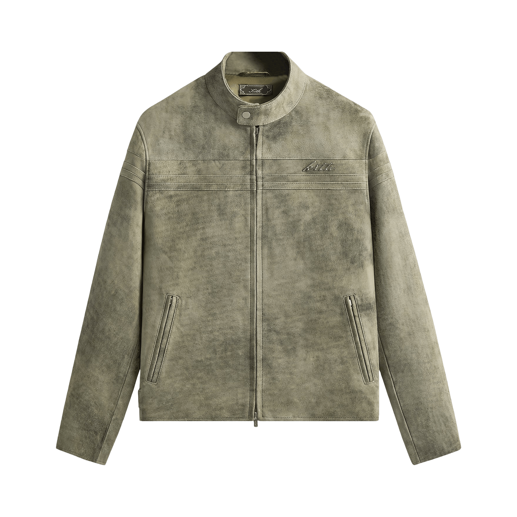 Kith Washed Suede Rossi Moto Jacket 'Flagstaff'