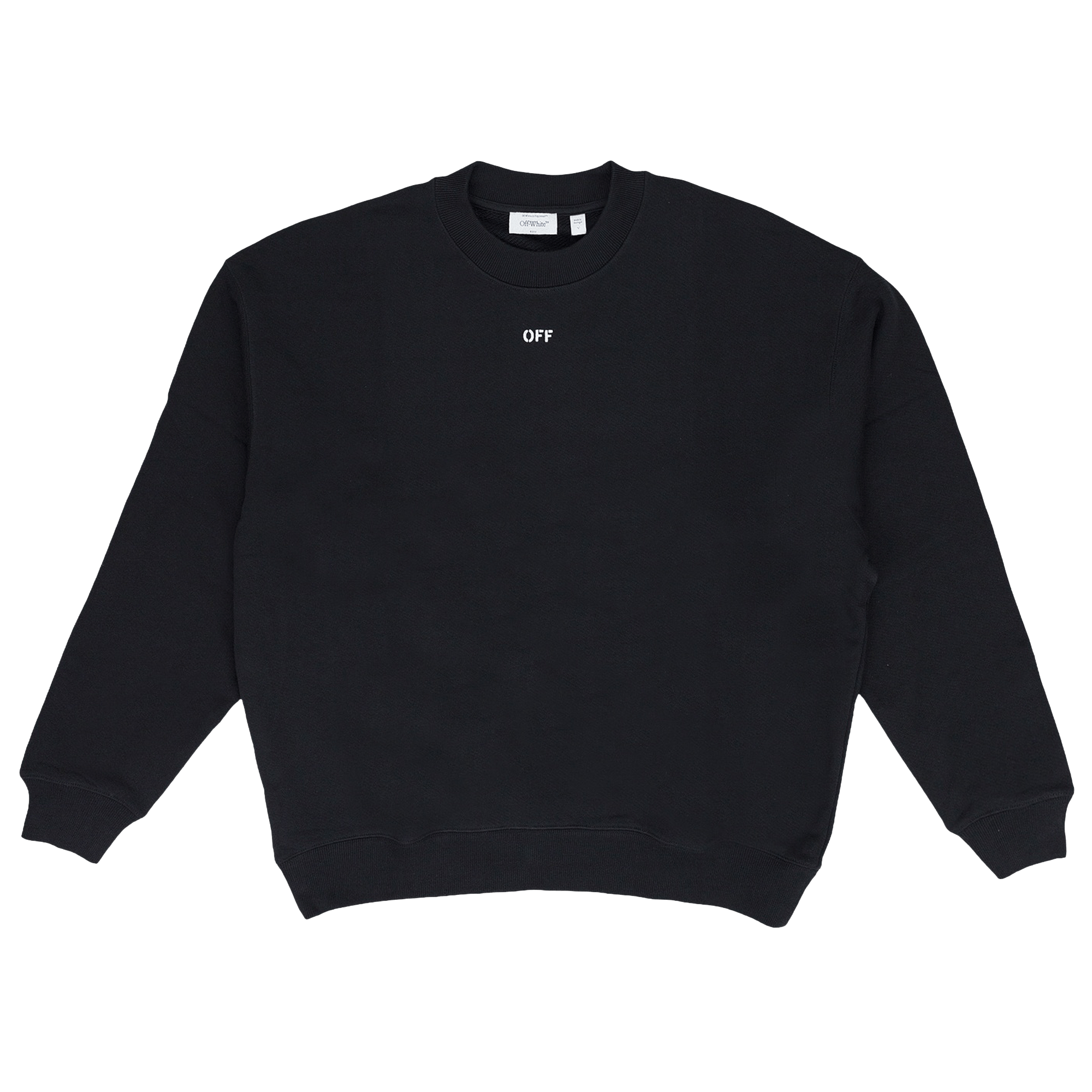Off-White Dotted Arrow Diagonal Skate Crewneck 'Black/White'