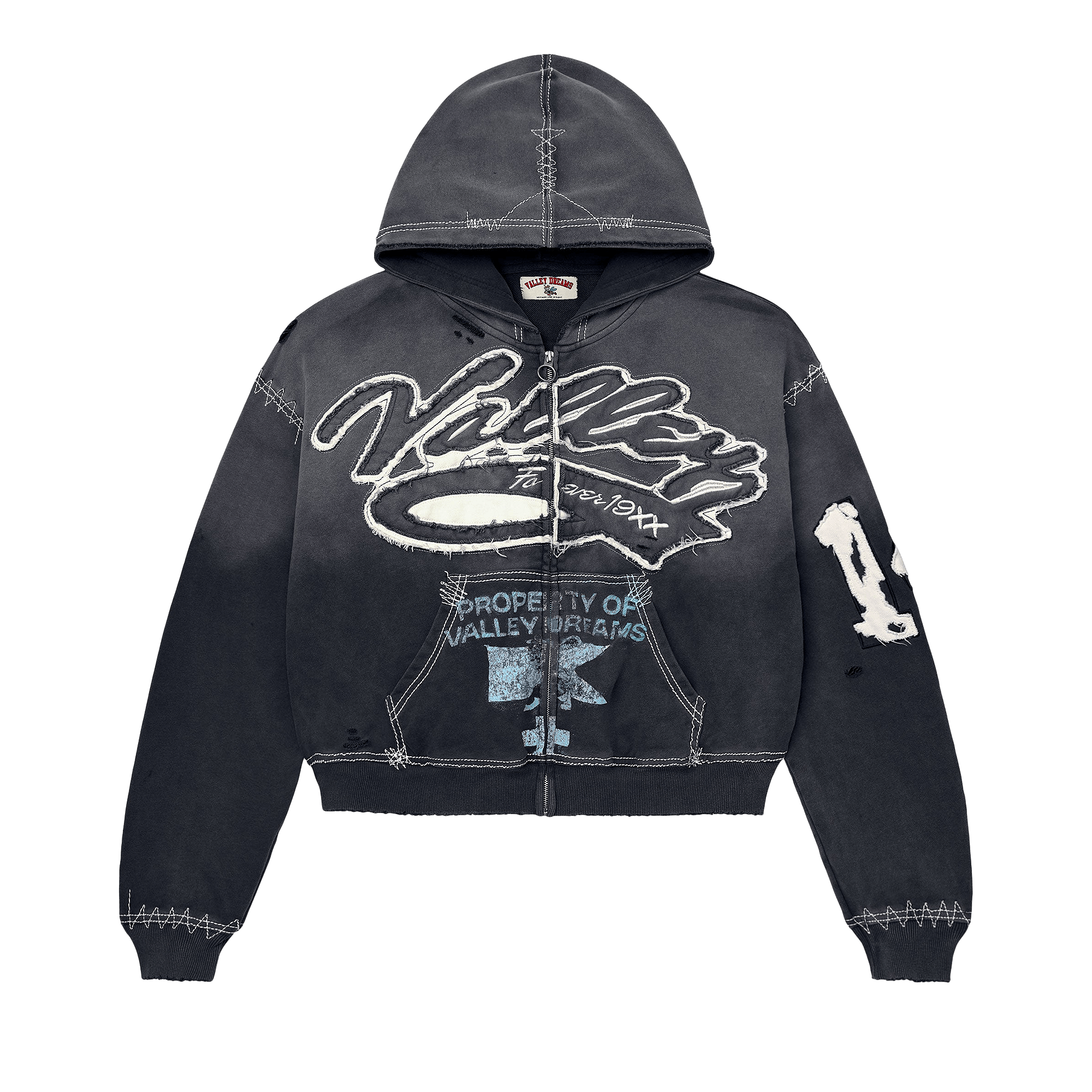 Buy Vale Forever Pluto Custered Zip Up 'Black' - VALE 08 007 PCZU