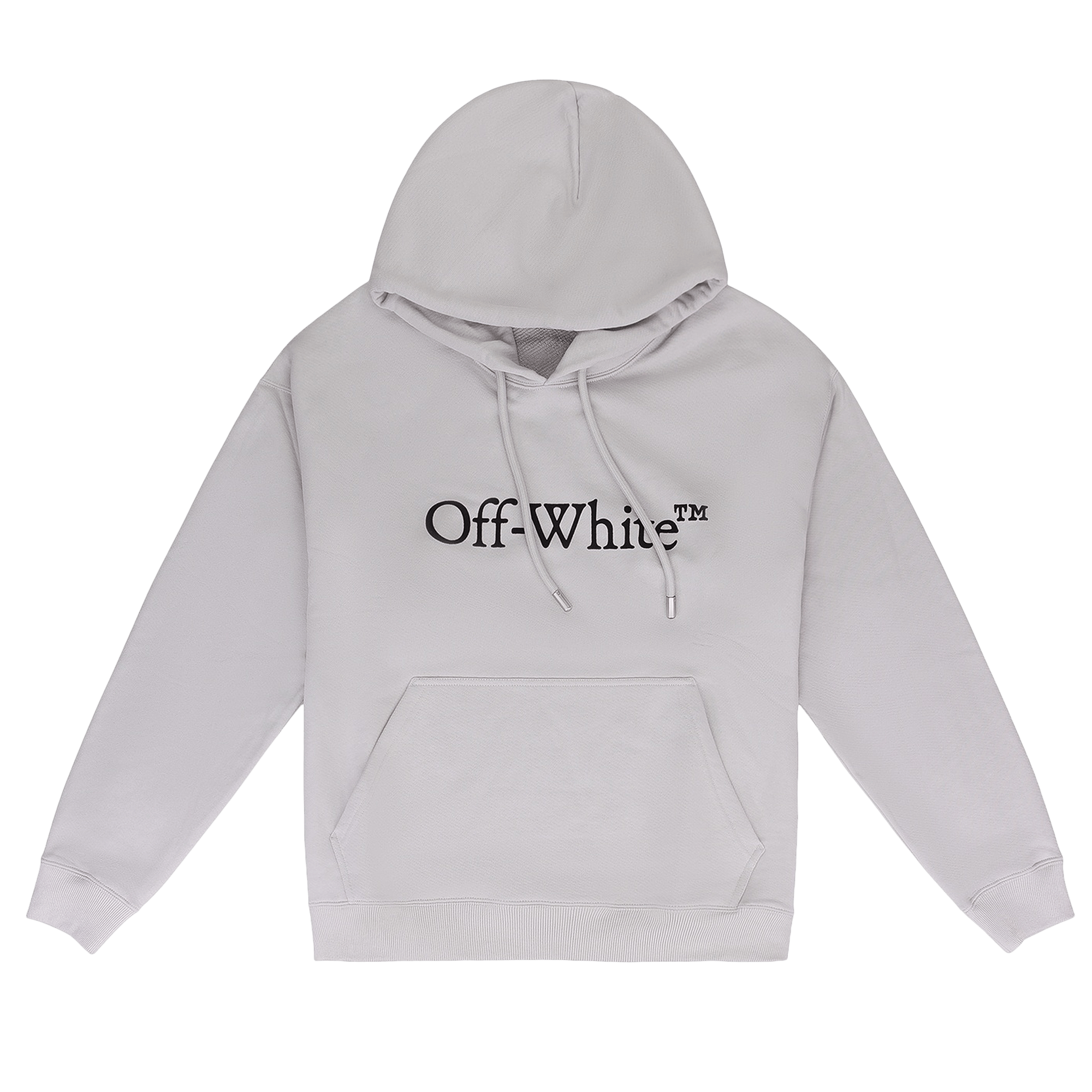 Off-White Light Stone Big Bookish Skate Hoodie 'Grey'