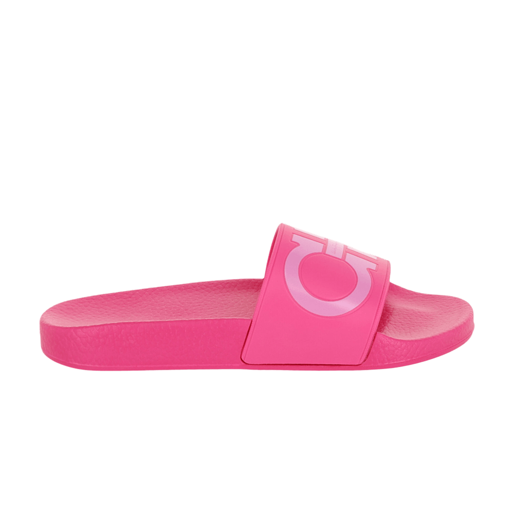 Ferragamo Wmns Groovy Dual Gancini Slide 'Pink'