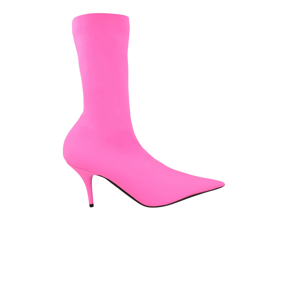 Balenciaga Wmns Knife Sock Bootie 'Pink Fluorescent'